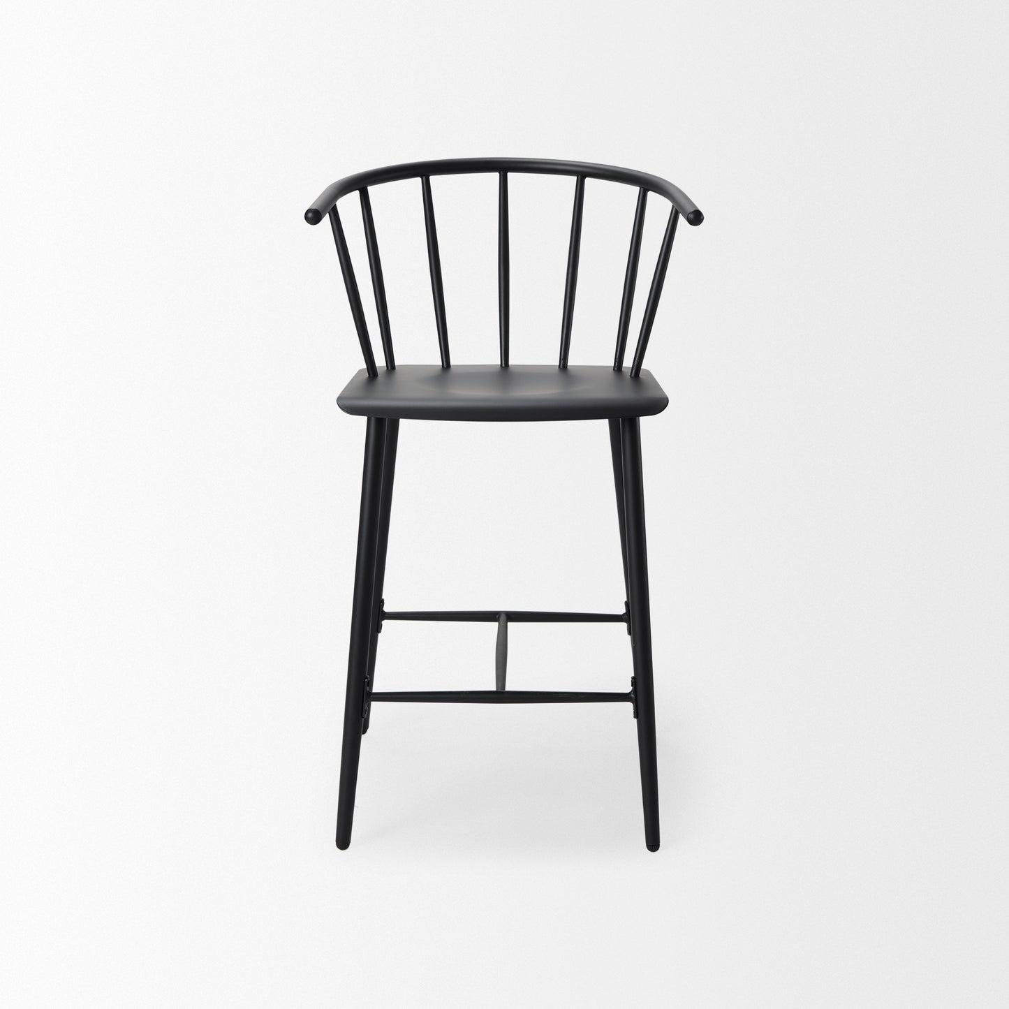 Colin Bar Counter Stool Black Metal | Counter - bar-stools