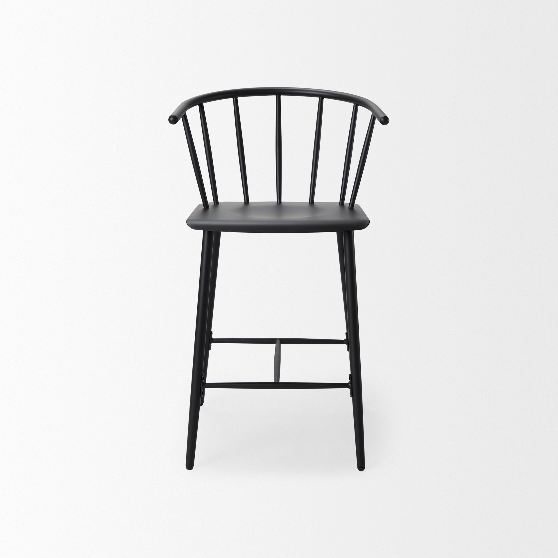 Colin Bar Counter Stool Black Metal | Counter - bar-stools