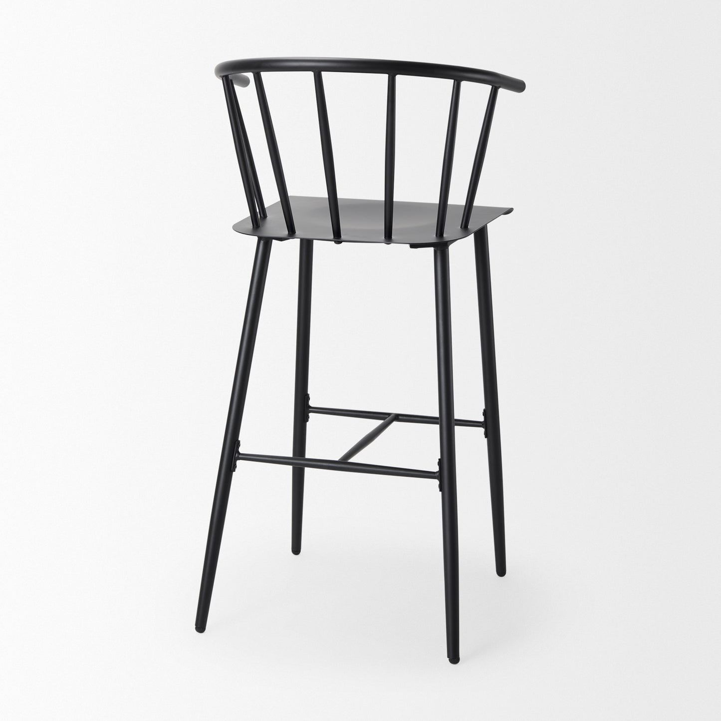 Colin Bar Counter Stool Black Metal | Bar - bar-stools