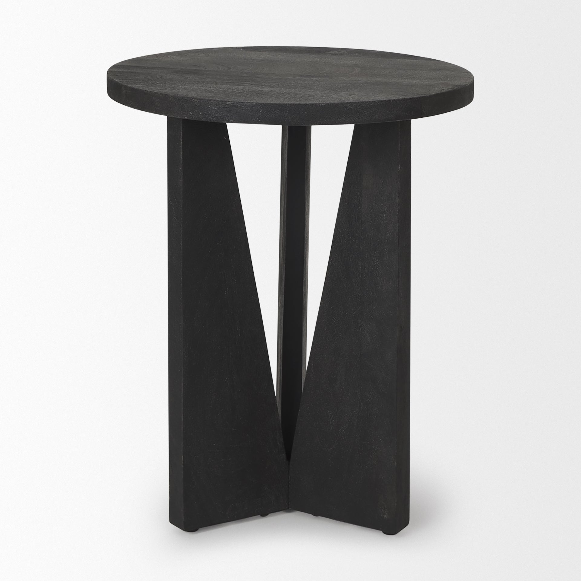 Mattius Accent Table Black Wood - accent-tables
