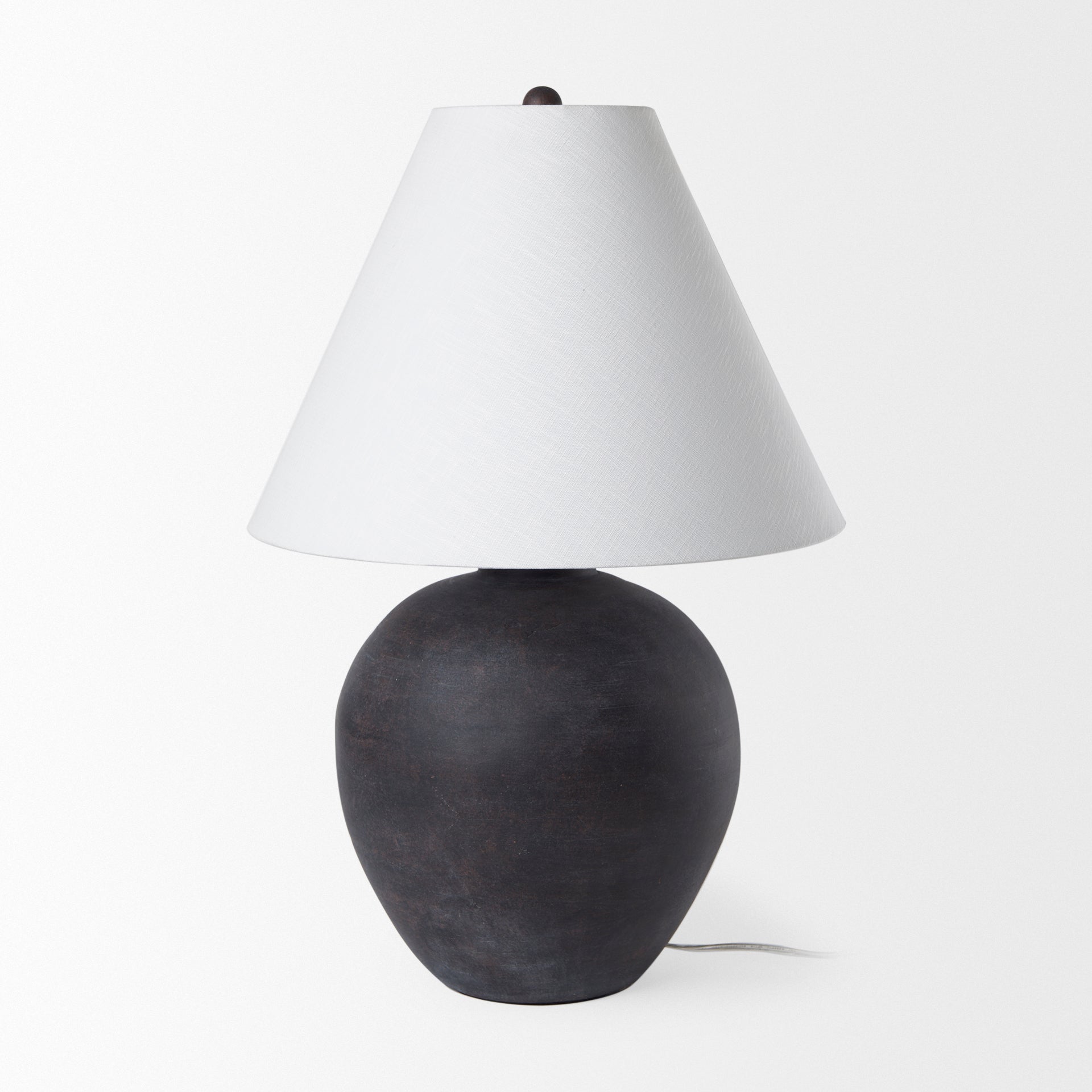 Marvin Black Ceramic Table Lamp