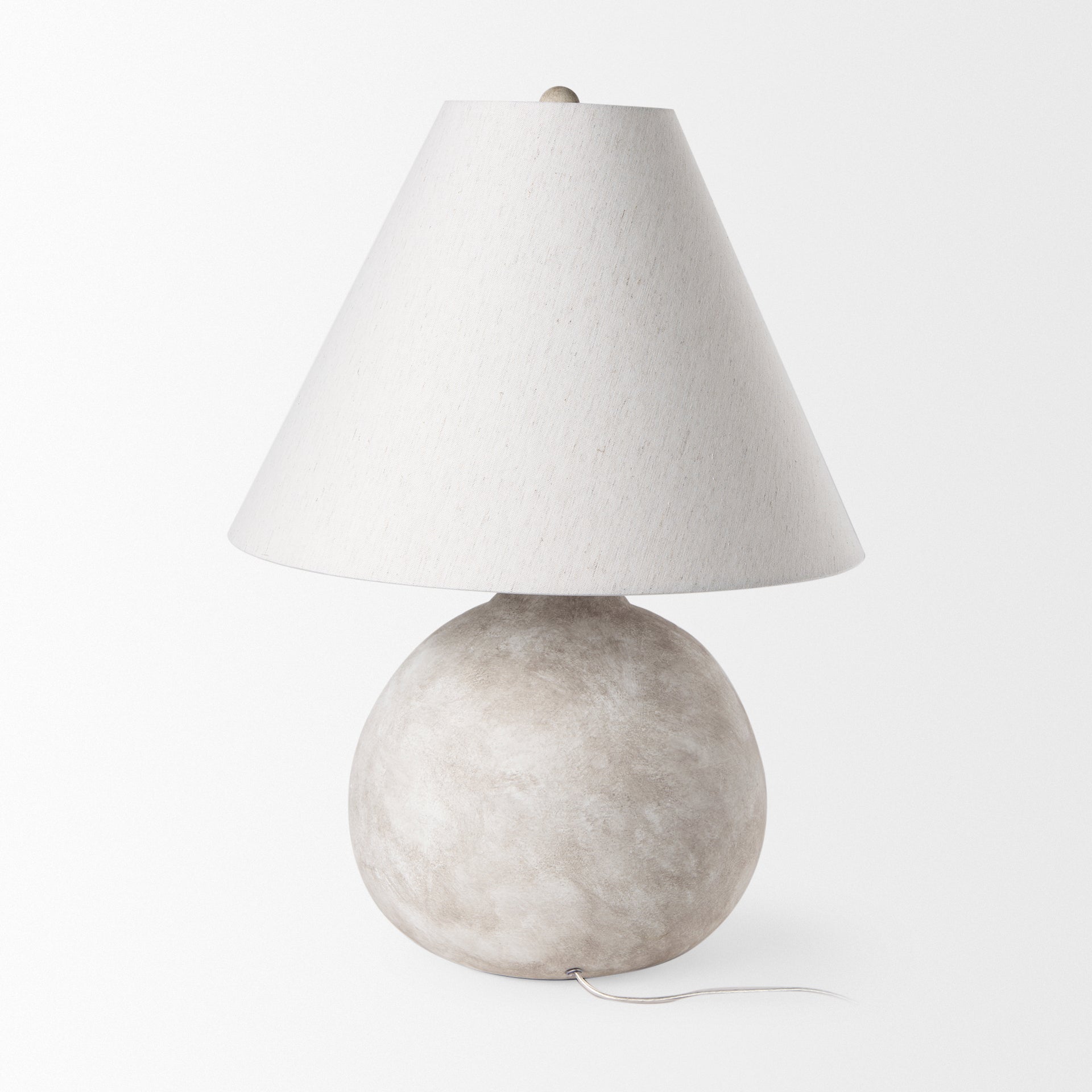 Mehdi Table Lamp Cream Ceramic - table-lamps