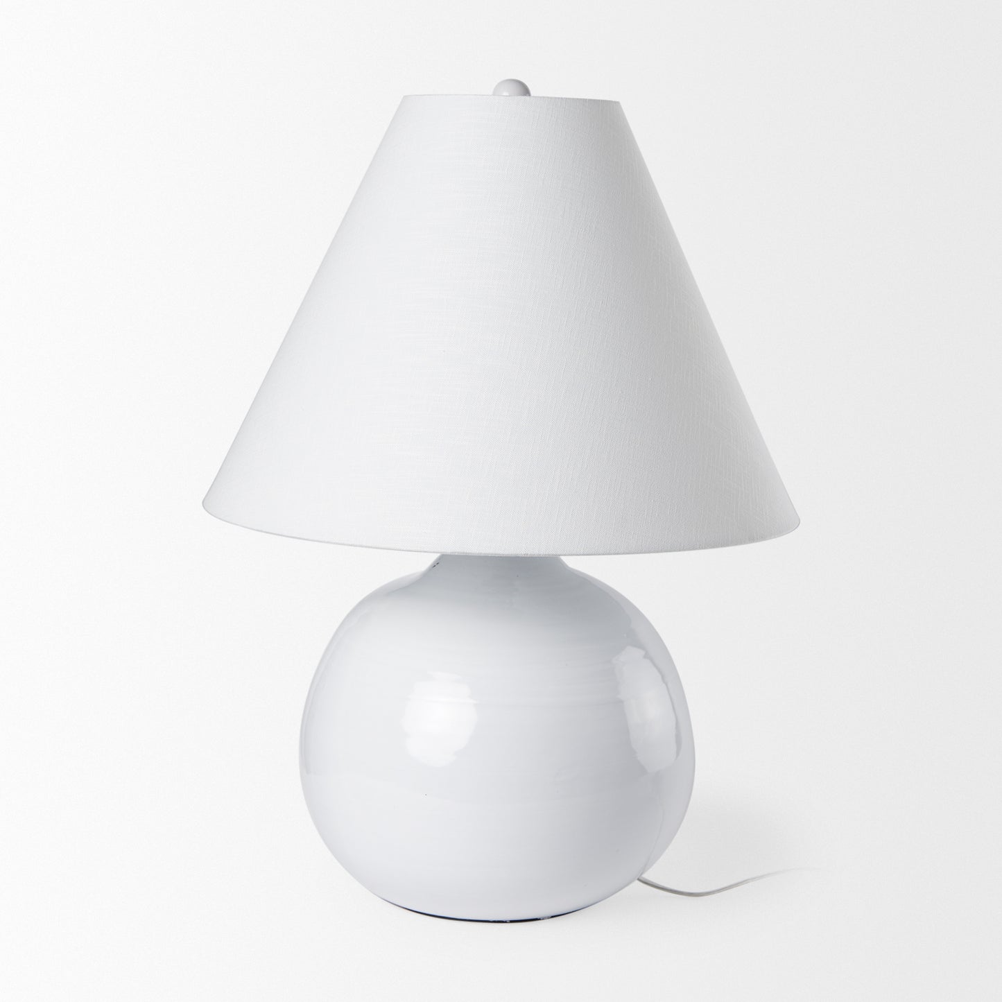 Mehdi Table Lamp White Ceramic - table-lamps