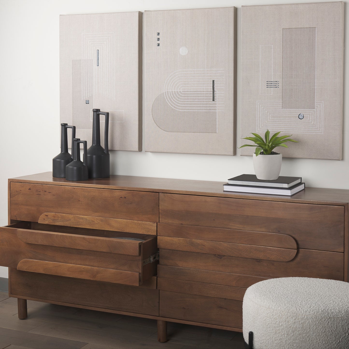 Astrid Sideboard Brown Wood - sideboards-and-buffets