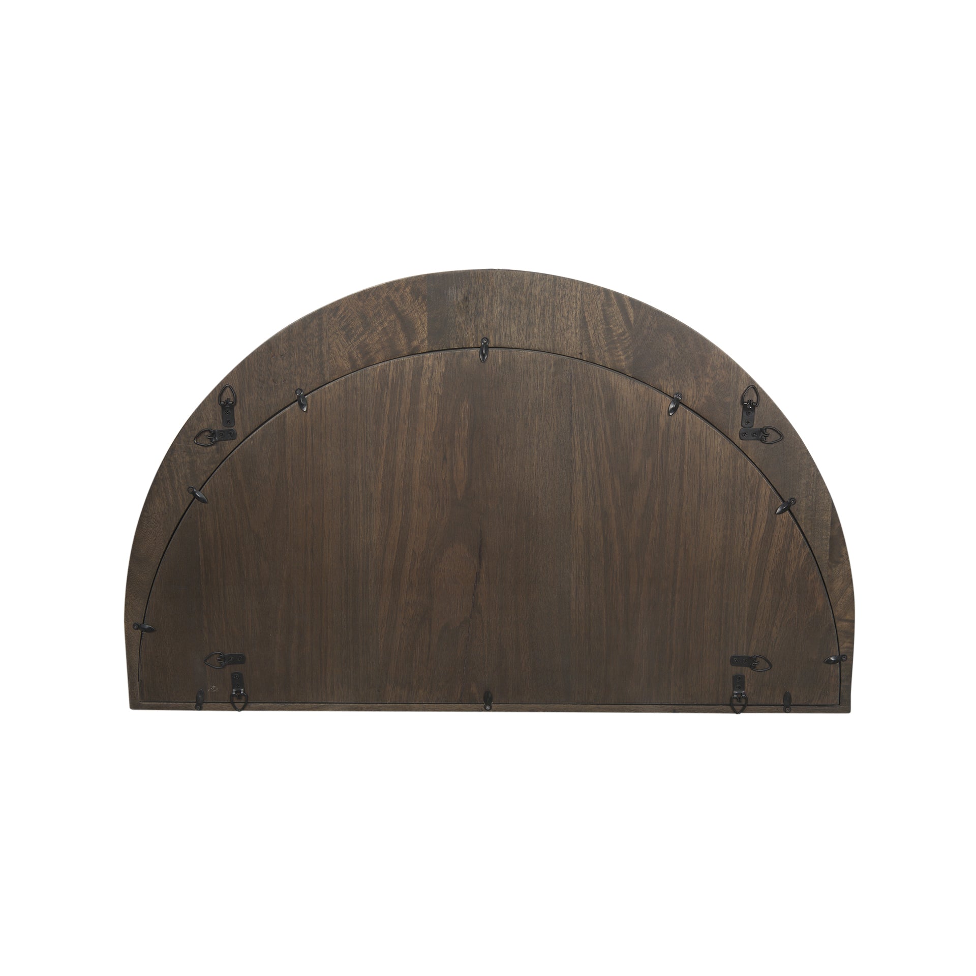 Celeste Dark Brown Wood Small Mirror