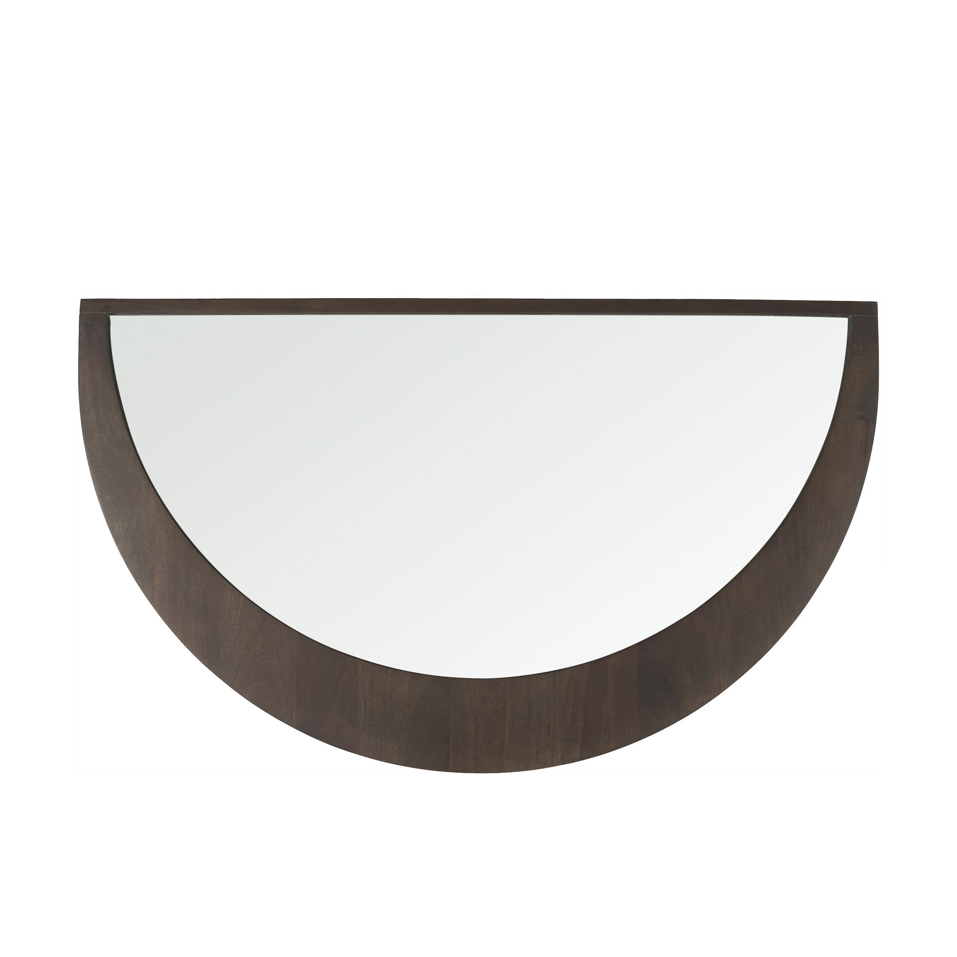 Celeste Dark Brown Wood Large Mirror