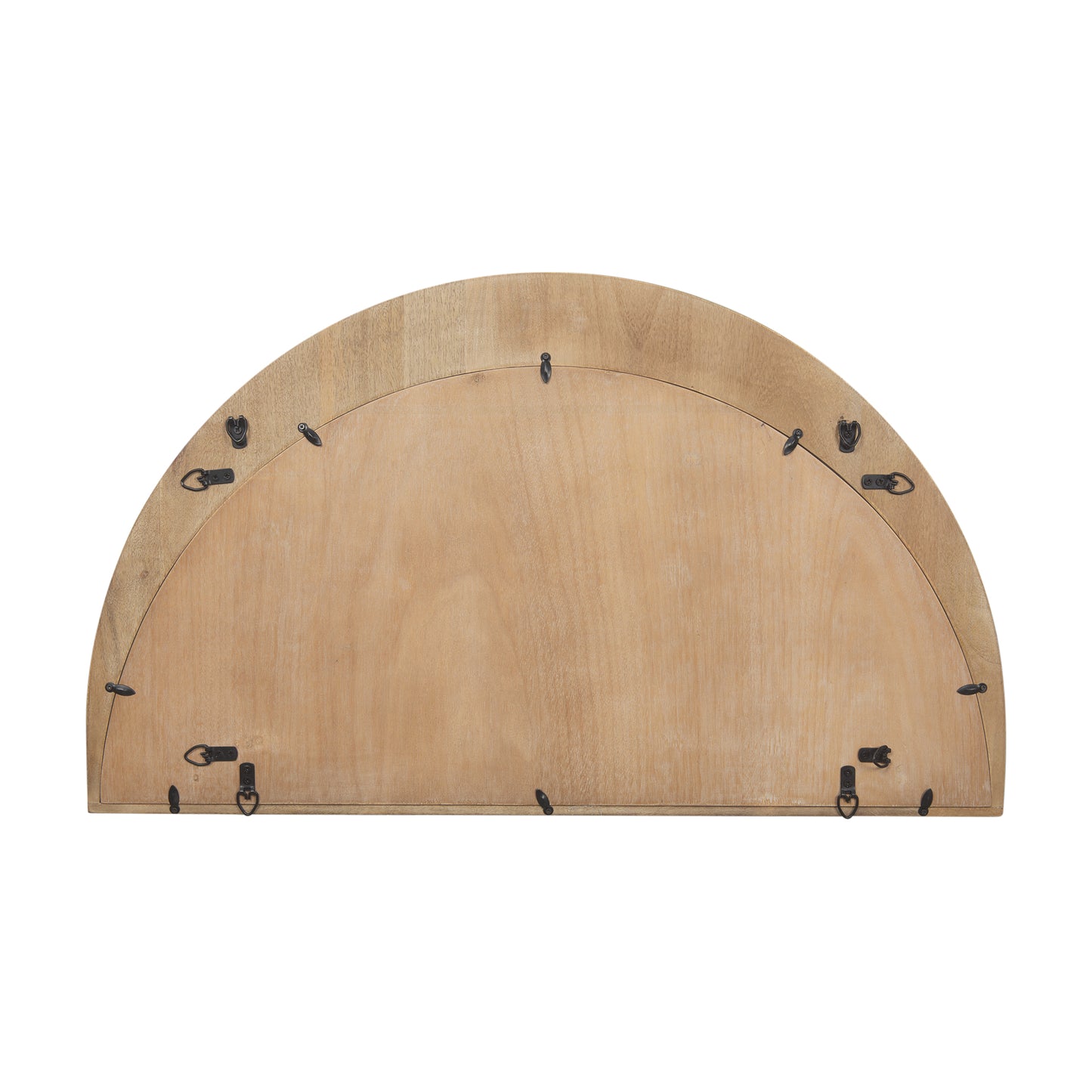 Celeste Light Brown Wood Small Mirror