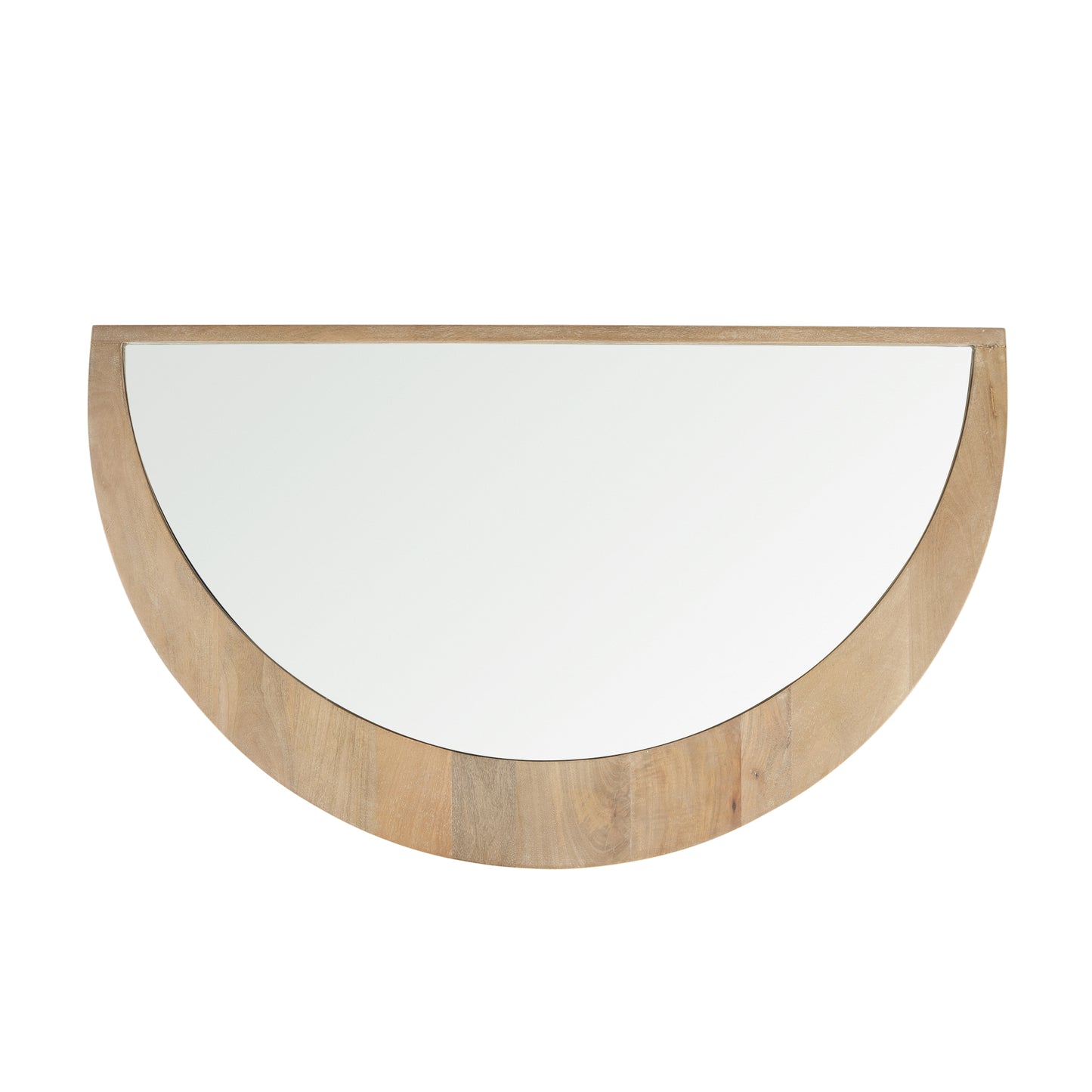 Celeste Light Brown Wood Large Mirror