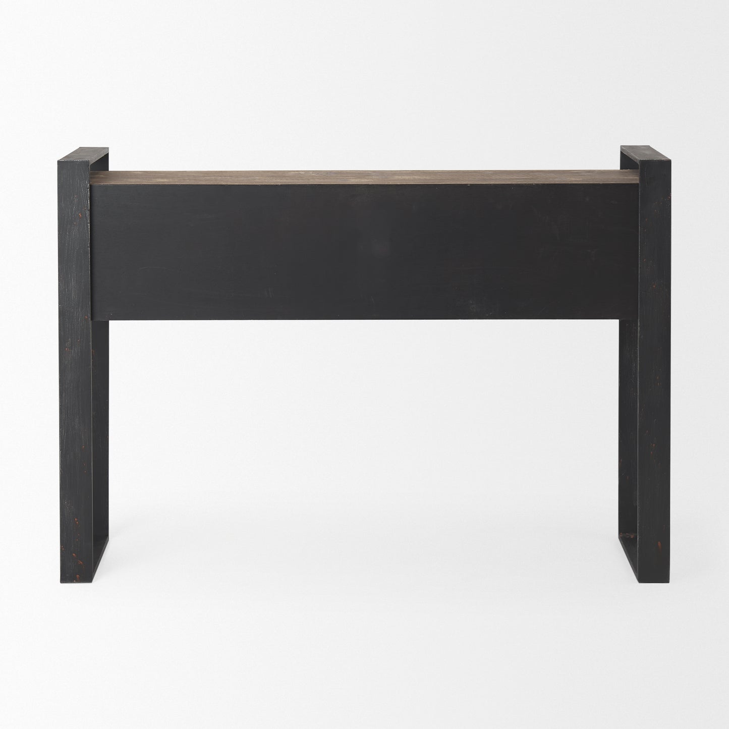 Carga Console Table Brown Wood | Black Metal - console-tables