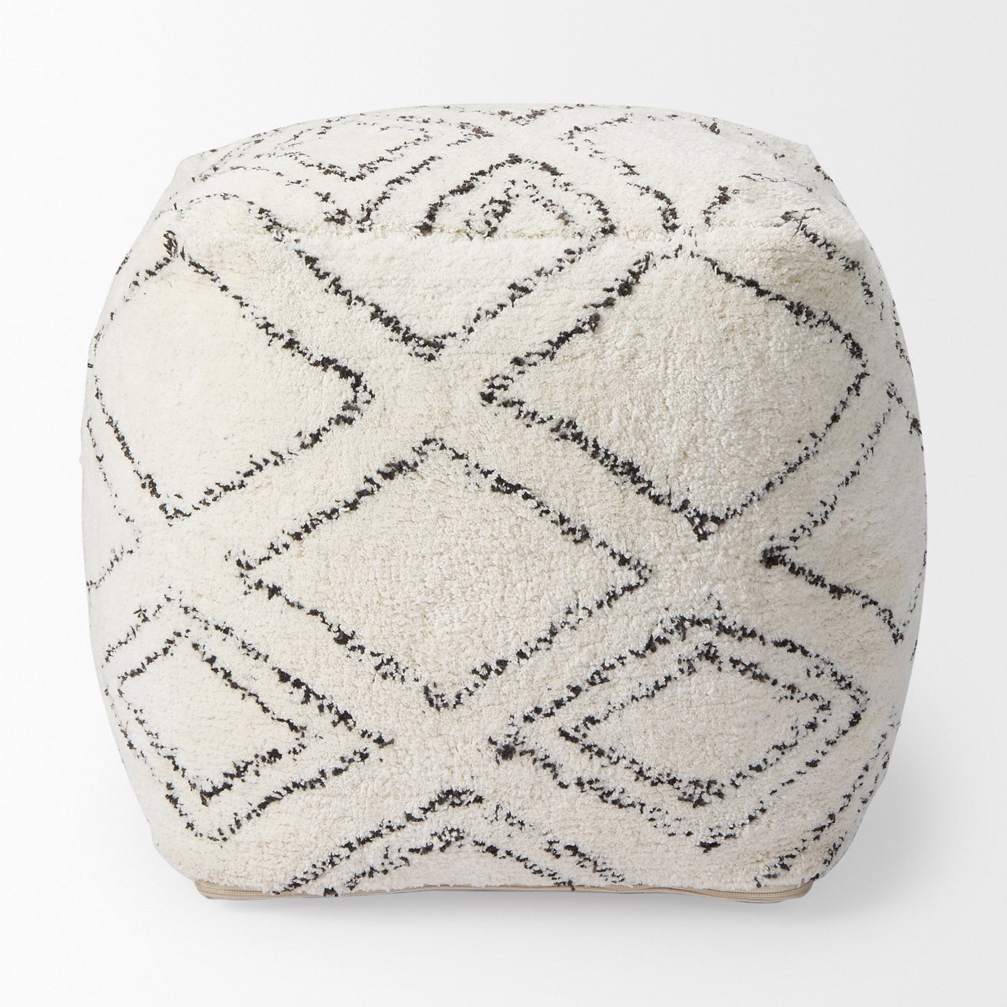 Tapir Pouf Beige Cotton - poufs