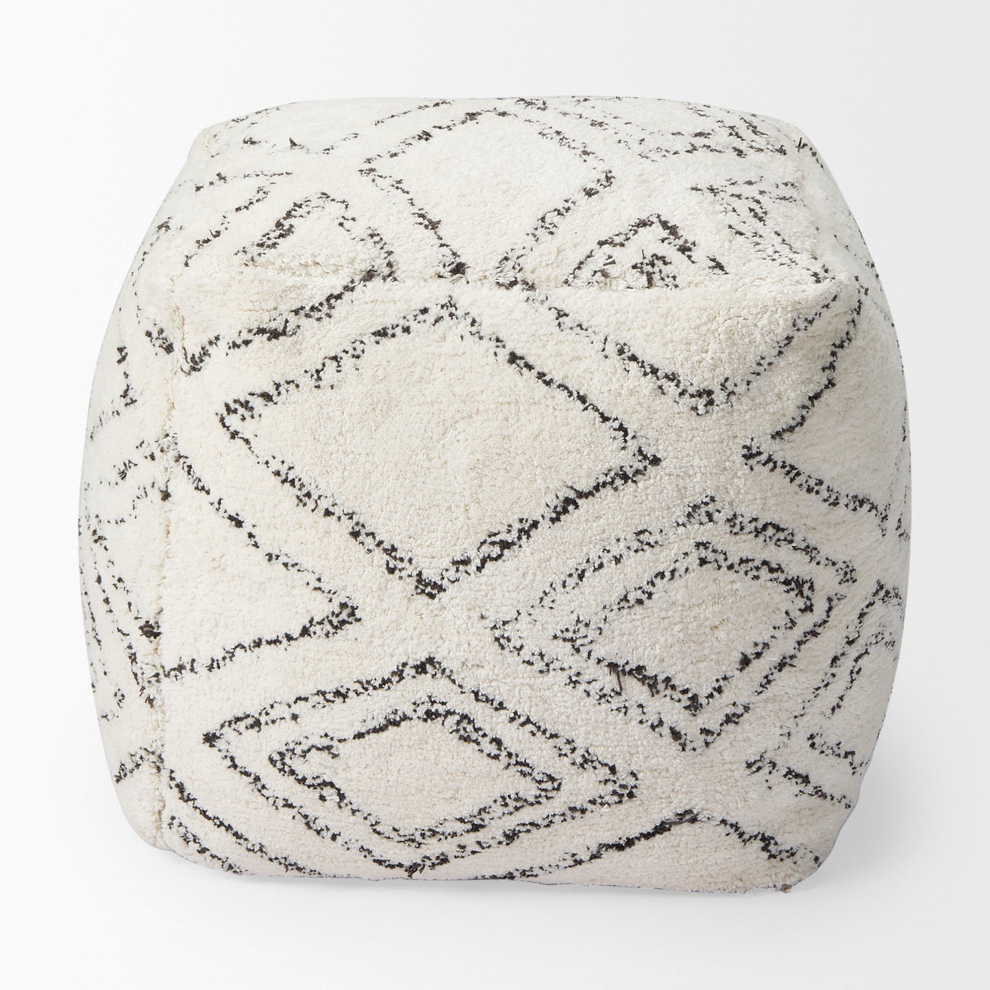 Tapir Pouf Beige Cotton - poufs