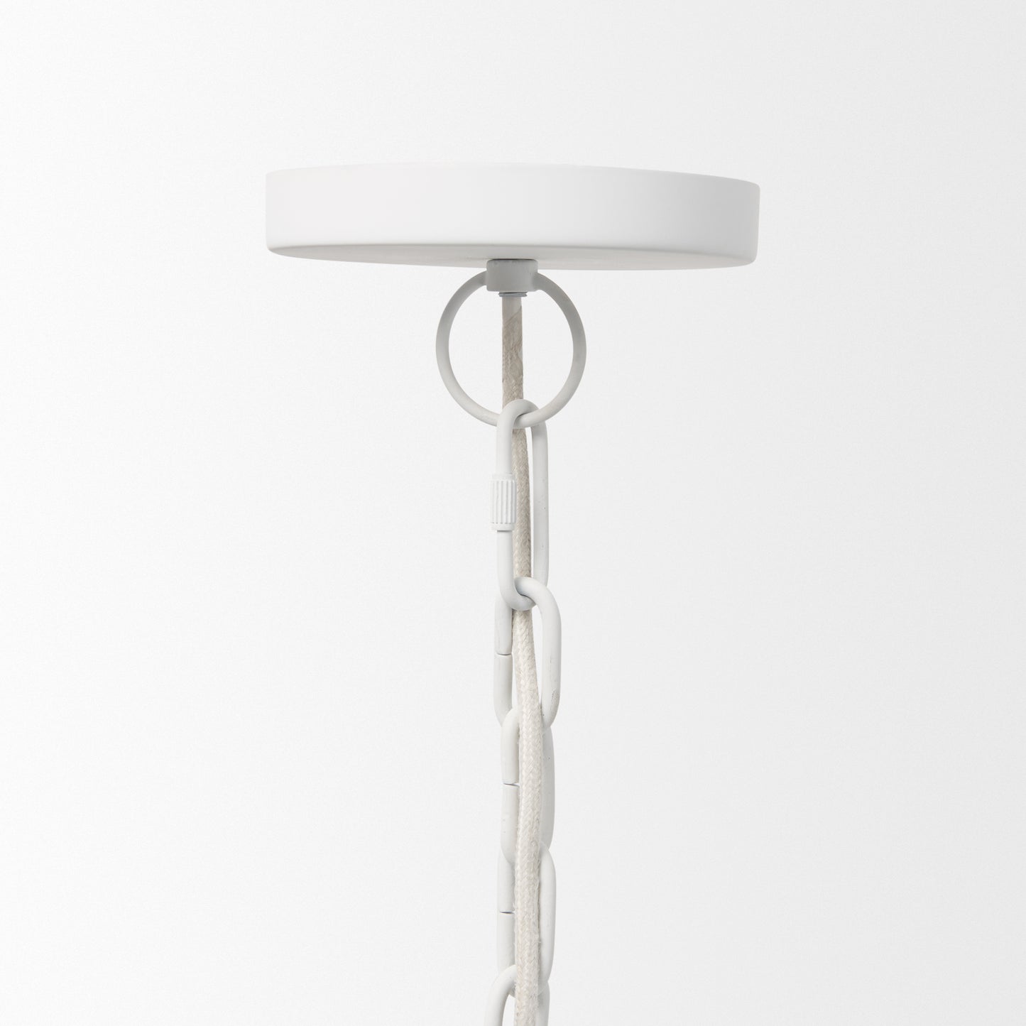 Juniper Pendant Light White | 24’’ Round - pendant-light