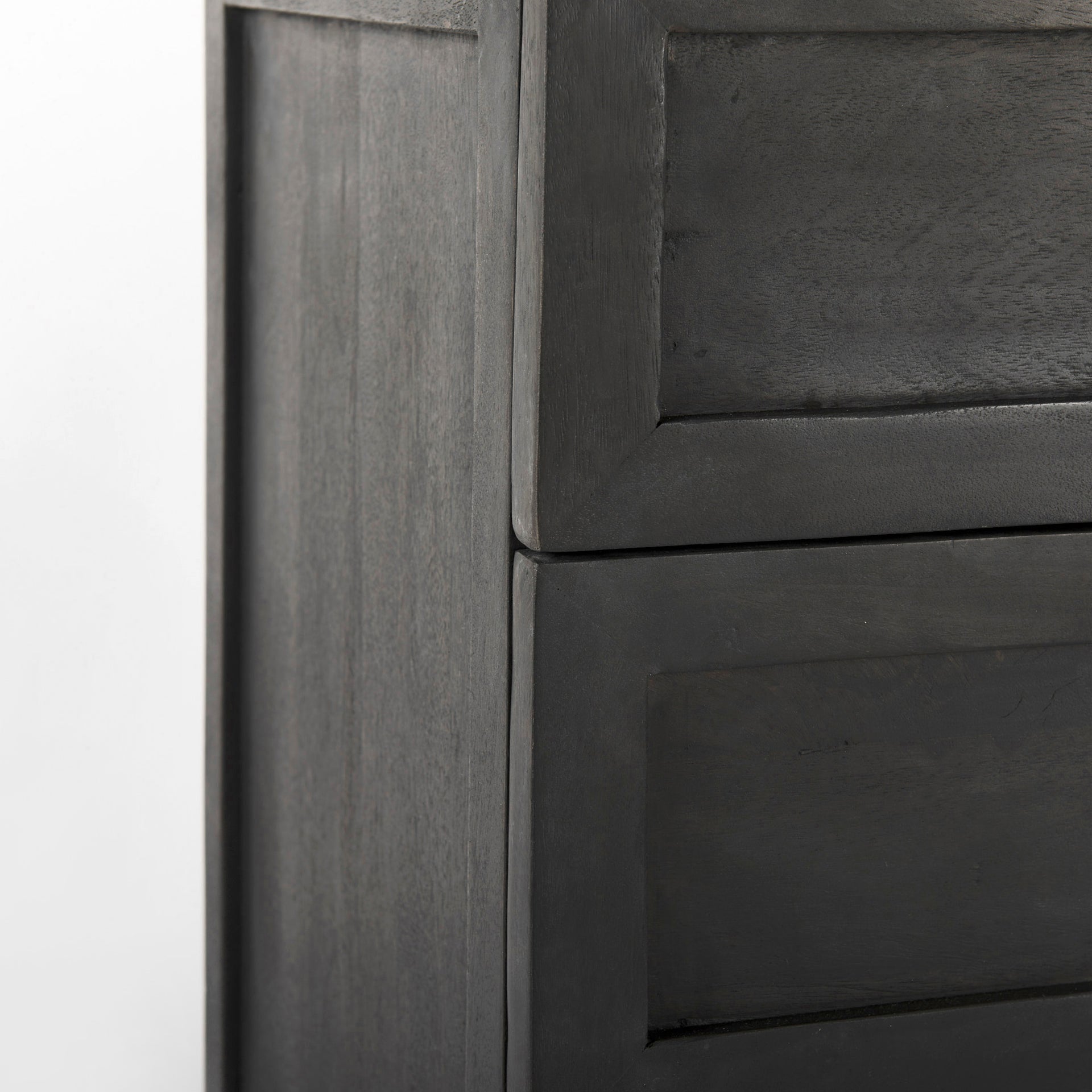 Divina Accent Cabinet White Marble | Dark Brown Wood - acc-chest-cabinets