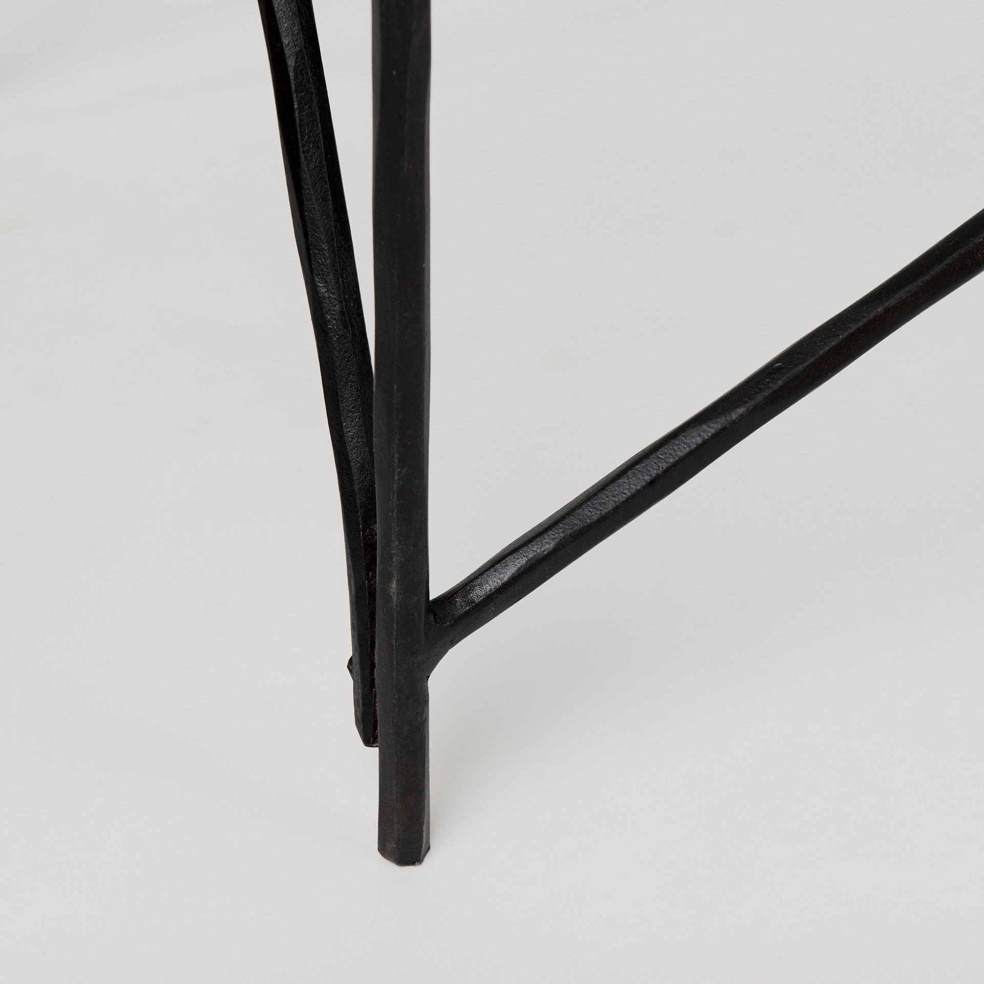 Lorlei Marble Top w/ Gray Iron Base Console Table