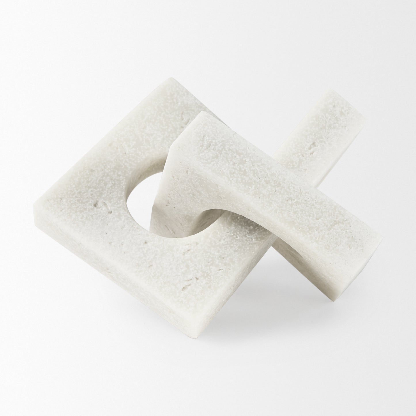 Linx  Small Granite Resin Sculpture Decorative Object
