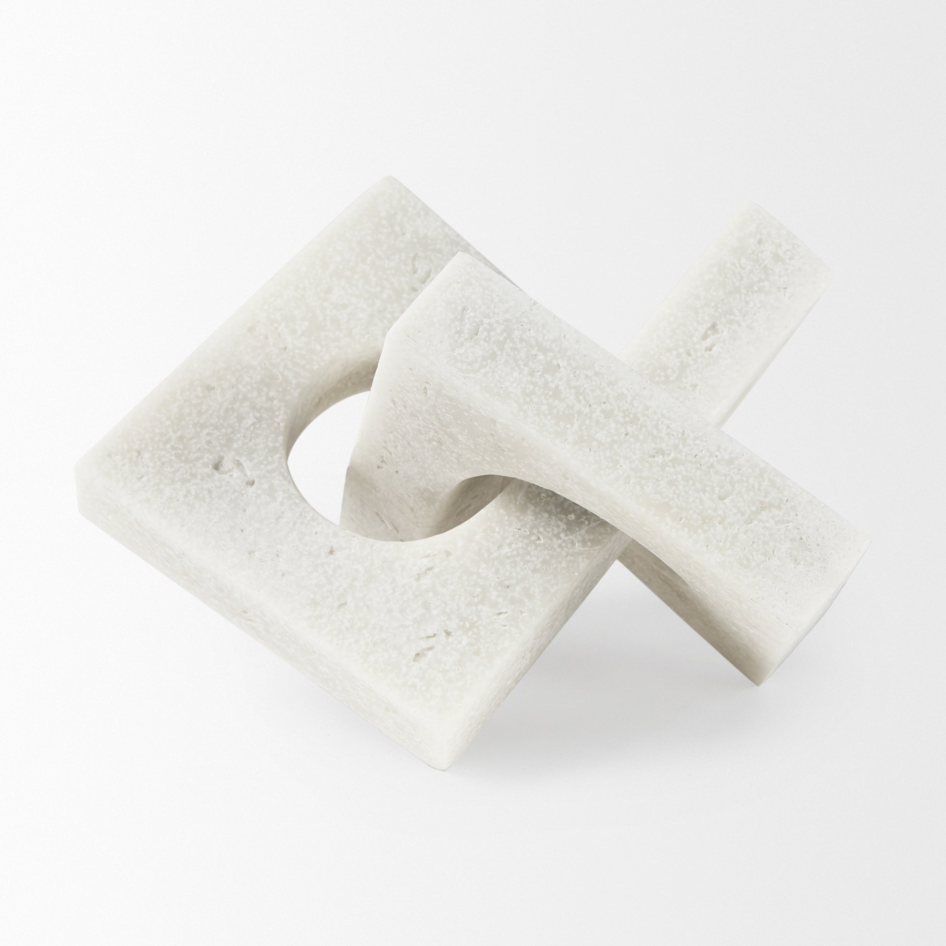 Linx  Small Granite Resin Sculpture Decorative Object