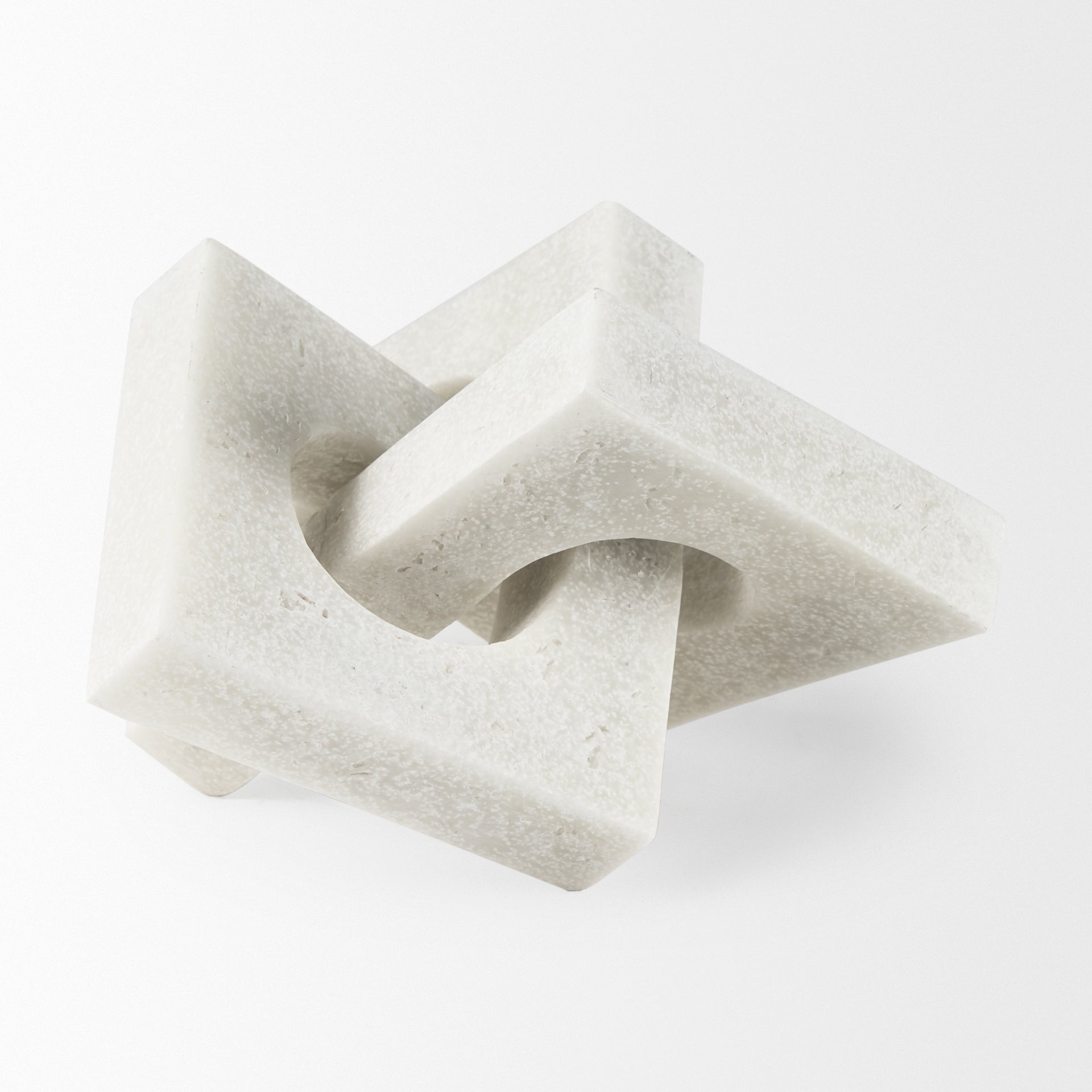 Linx  Small Granite Resin Sculpture Decorative Object