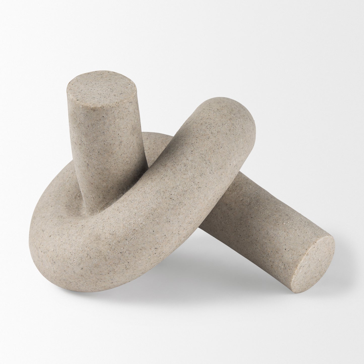 Otto  Sandstone Resin Large Knot Sculpture Decorative Object