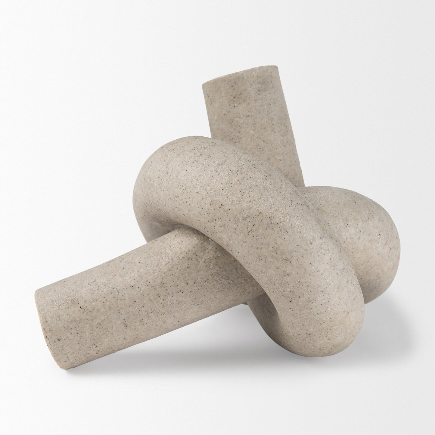 Otto  Sandstone Resin Large Knot Sculpture Decorative Object