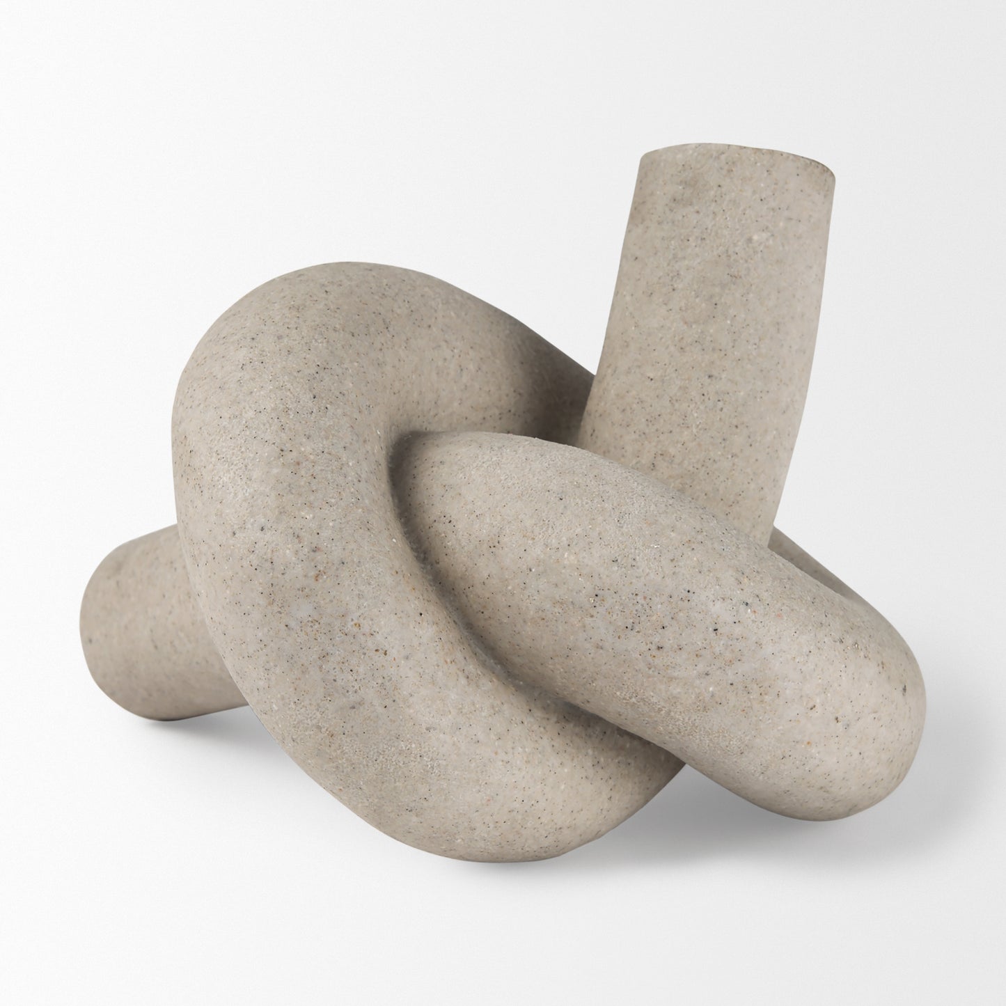 Otto  Sandstone Resin Large Knot Sculpture Decorative Object