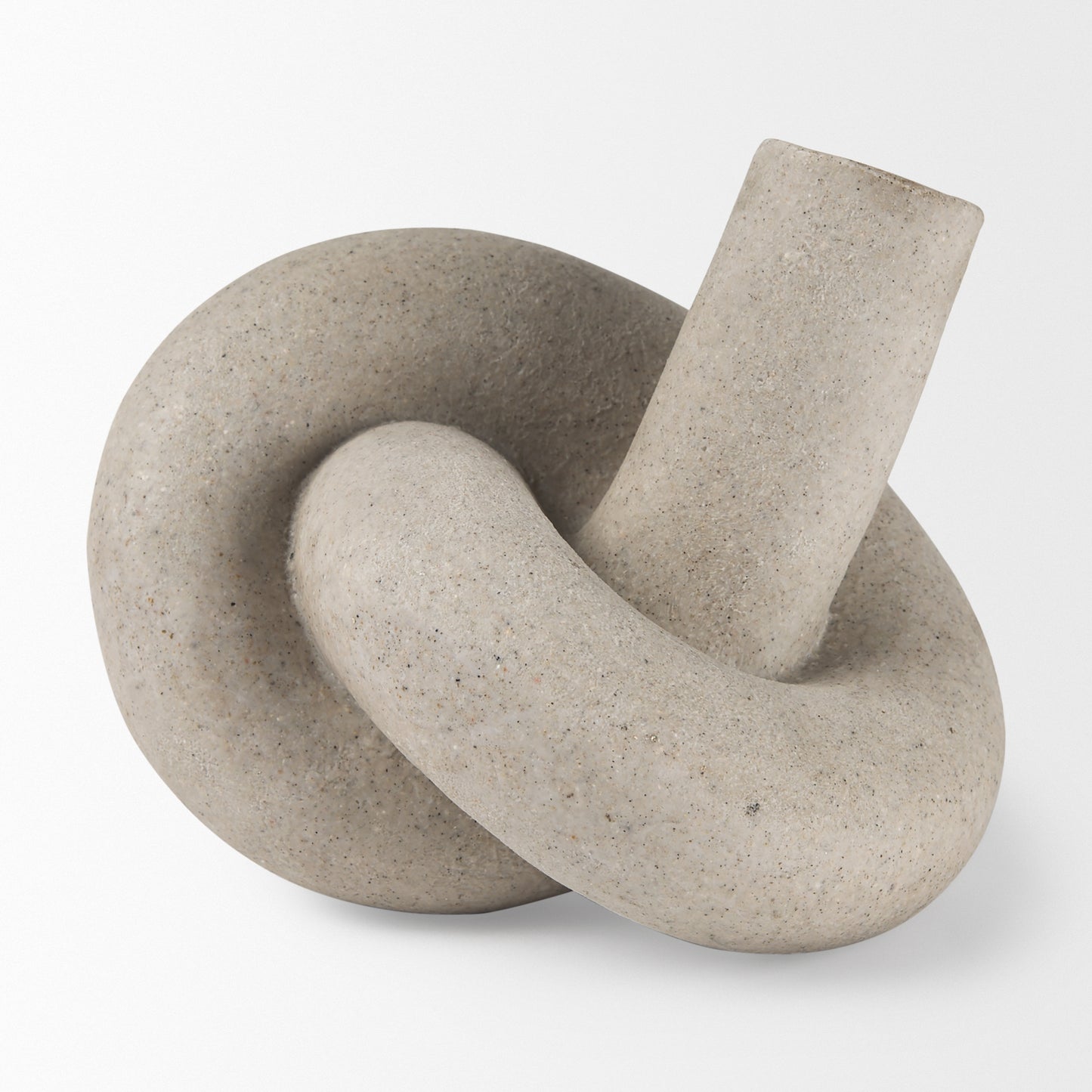 Otto  Sandstone Resin Large Knot Sculpture Decorative Object