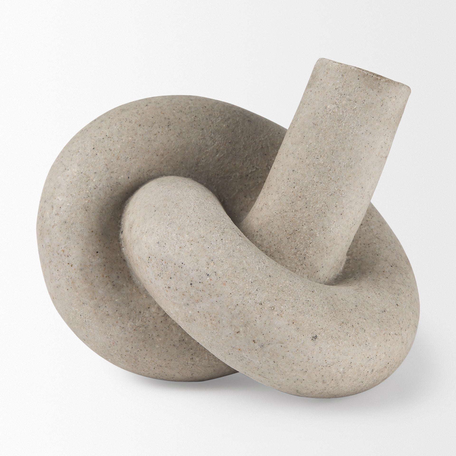 Otto  Sandstone Resin Large Knot Sculpture Decorative Object