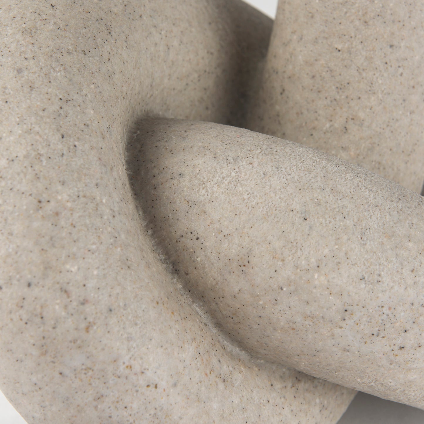Otto  Sandstone Resin Large Knot Sculpture Decorative Object