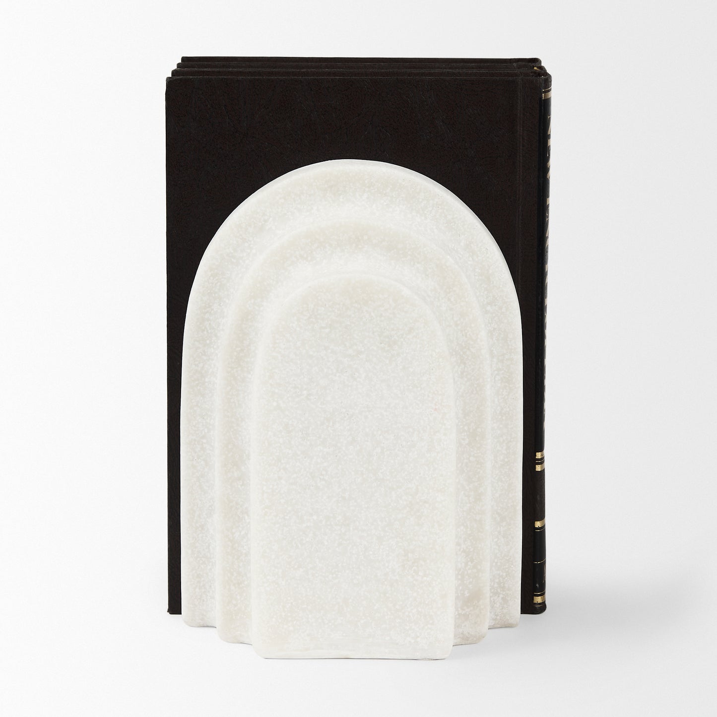 Empire Granite Resin Arc Book End Set
