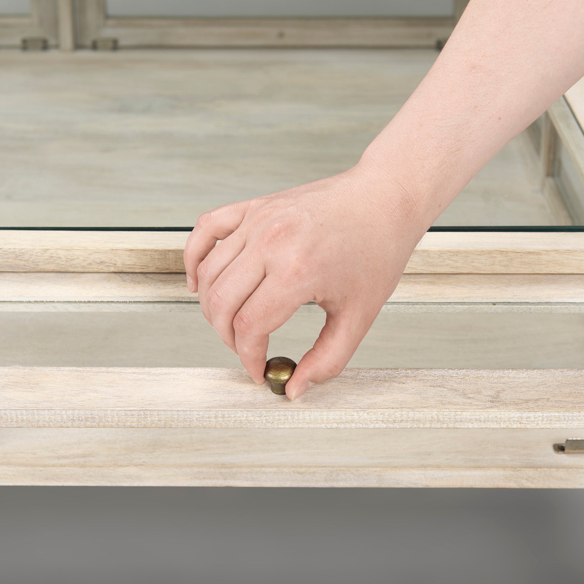 Arelius Coffee Table Series White Wood | Gold Metal | Square - coffee-tables