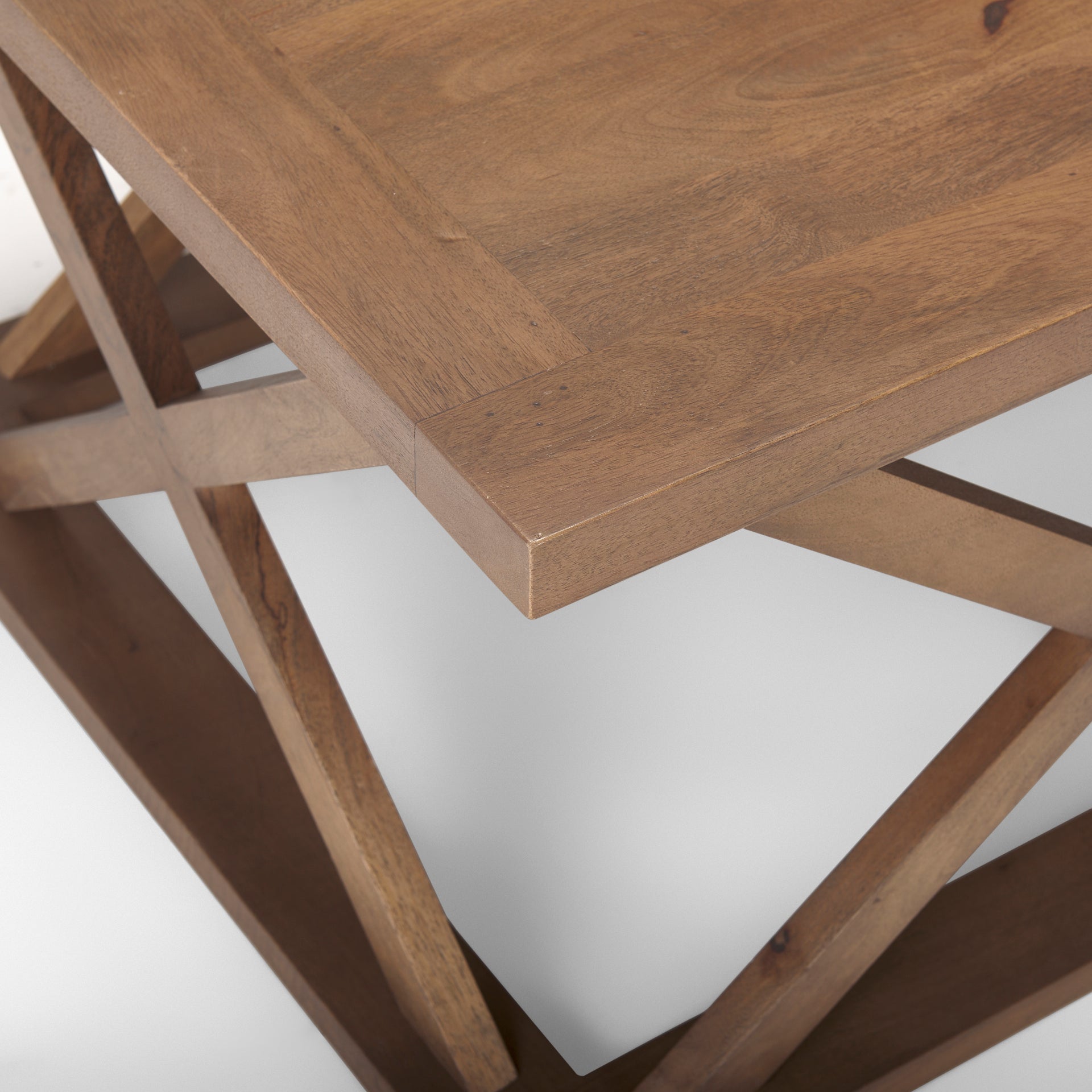 Forsey Rectangular Coffee Table Medium Brown Wood - coffee-tables