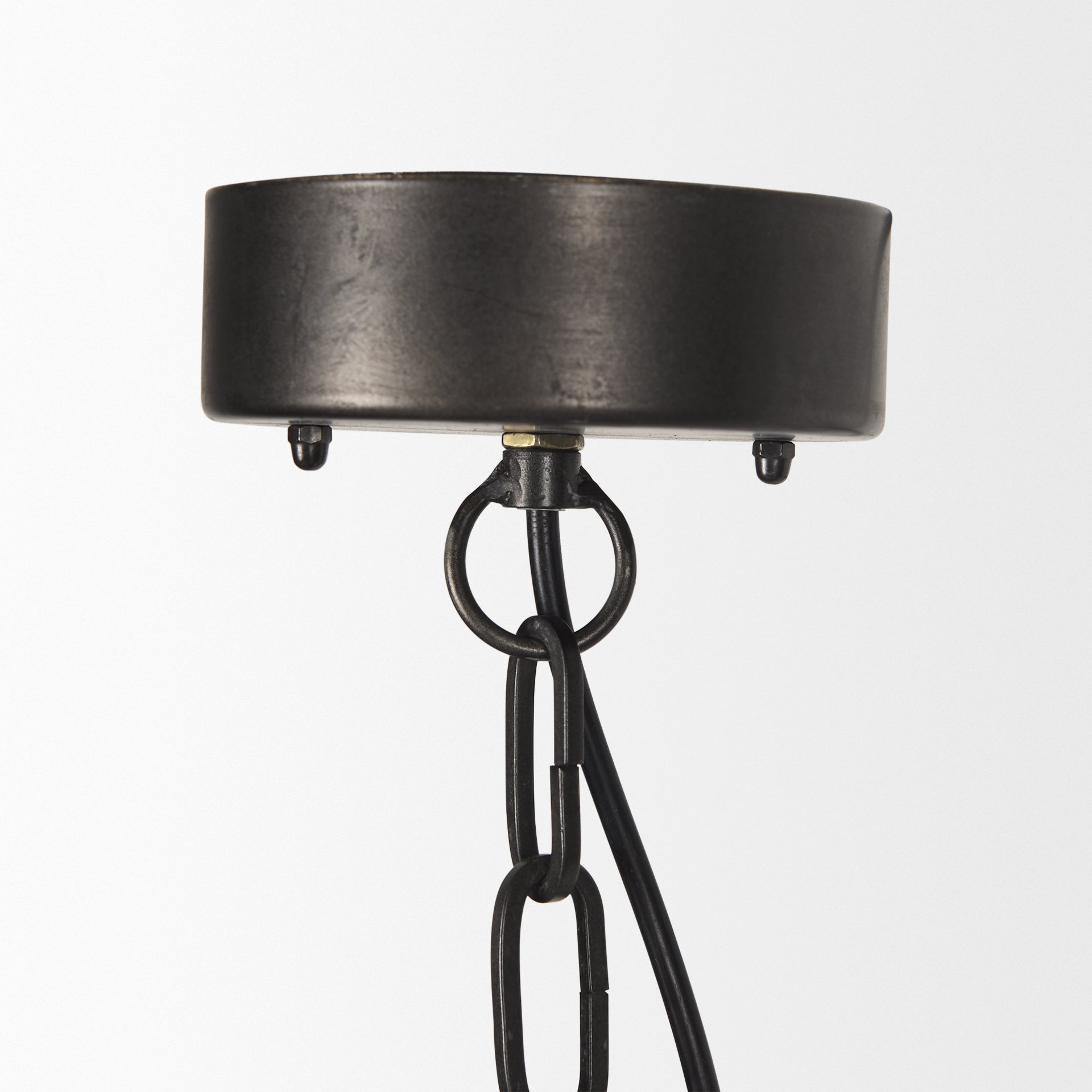 Selma Chandelier Black Wood | Black Metal - chandeliers