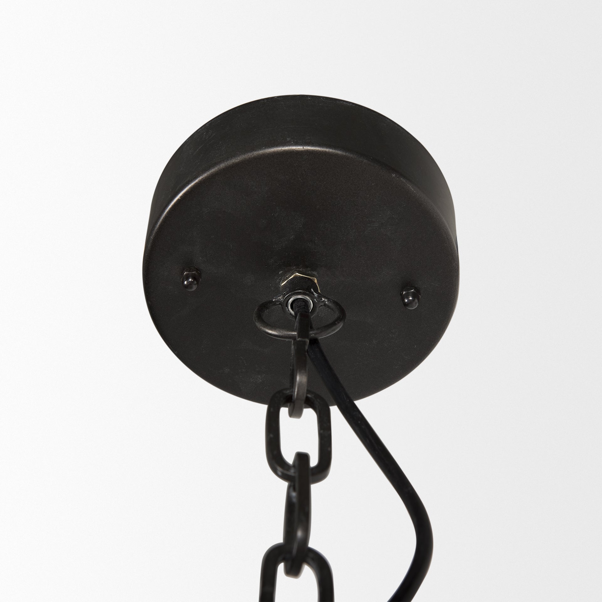 Selma Chandelier Black Wood | Black Metal - chandeliers