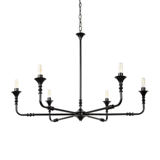 Gabriel Chandelier Black Metal | 36 - chandeliers