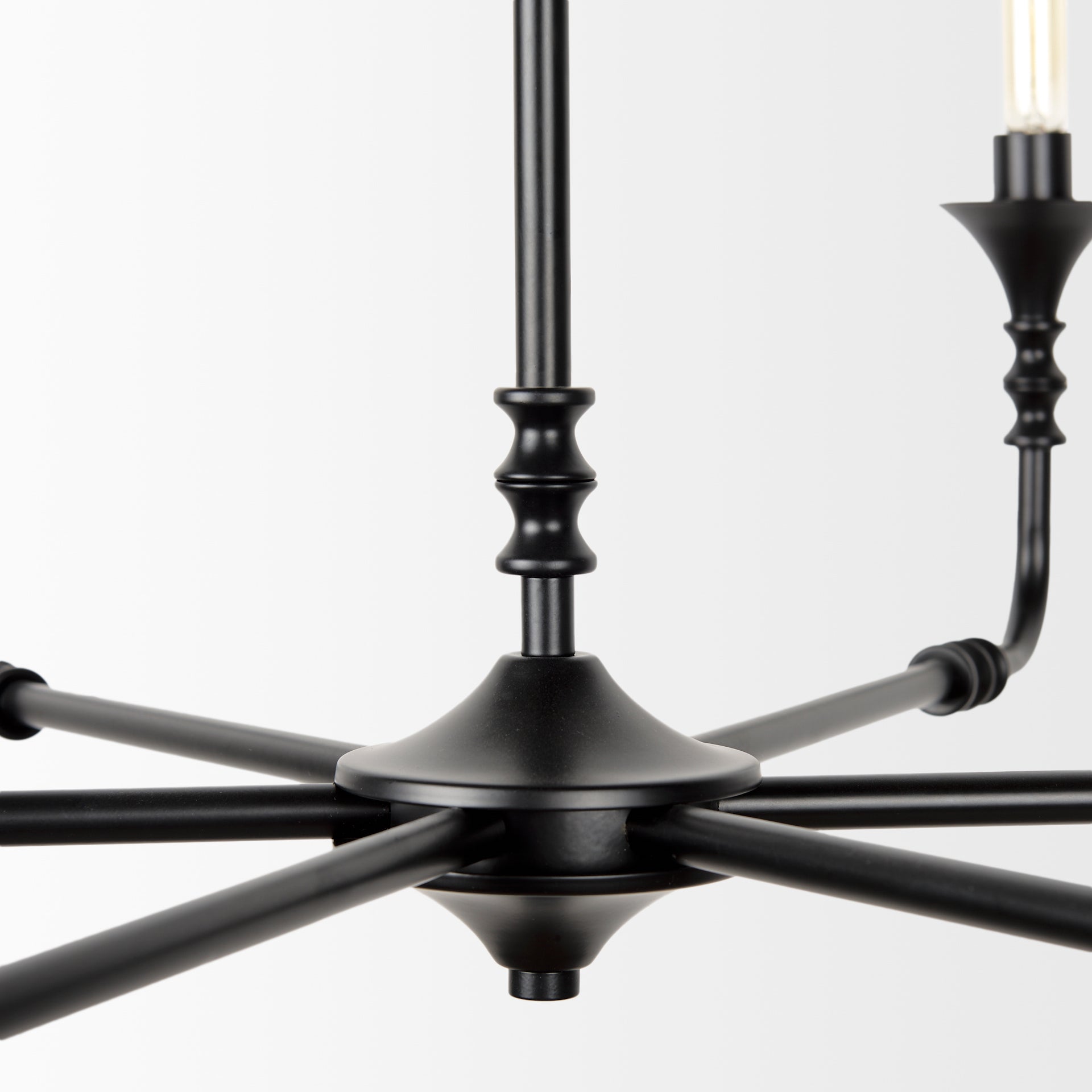 Gabriel Chandelier Black Metal | 36 - chandeliers