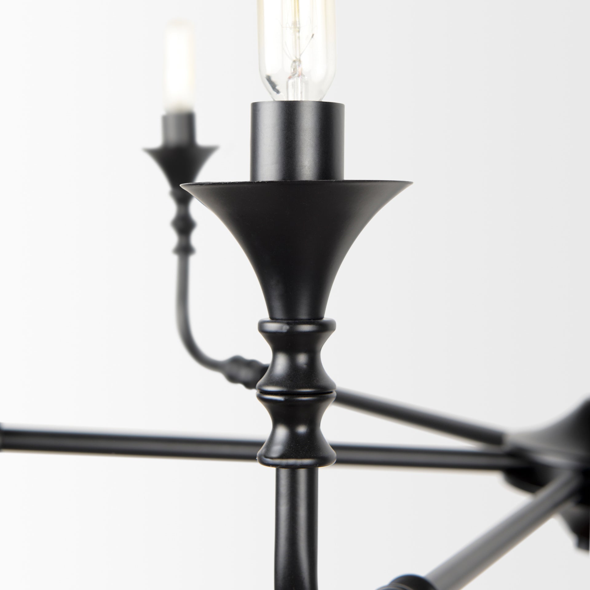 Gabriel Chandelier Black Metal | 36 - chandeliers