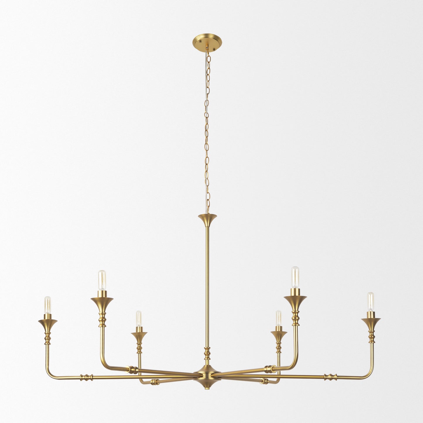 Gabriel Chandelier Gold Metal | 48 - chandeliers