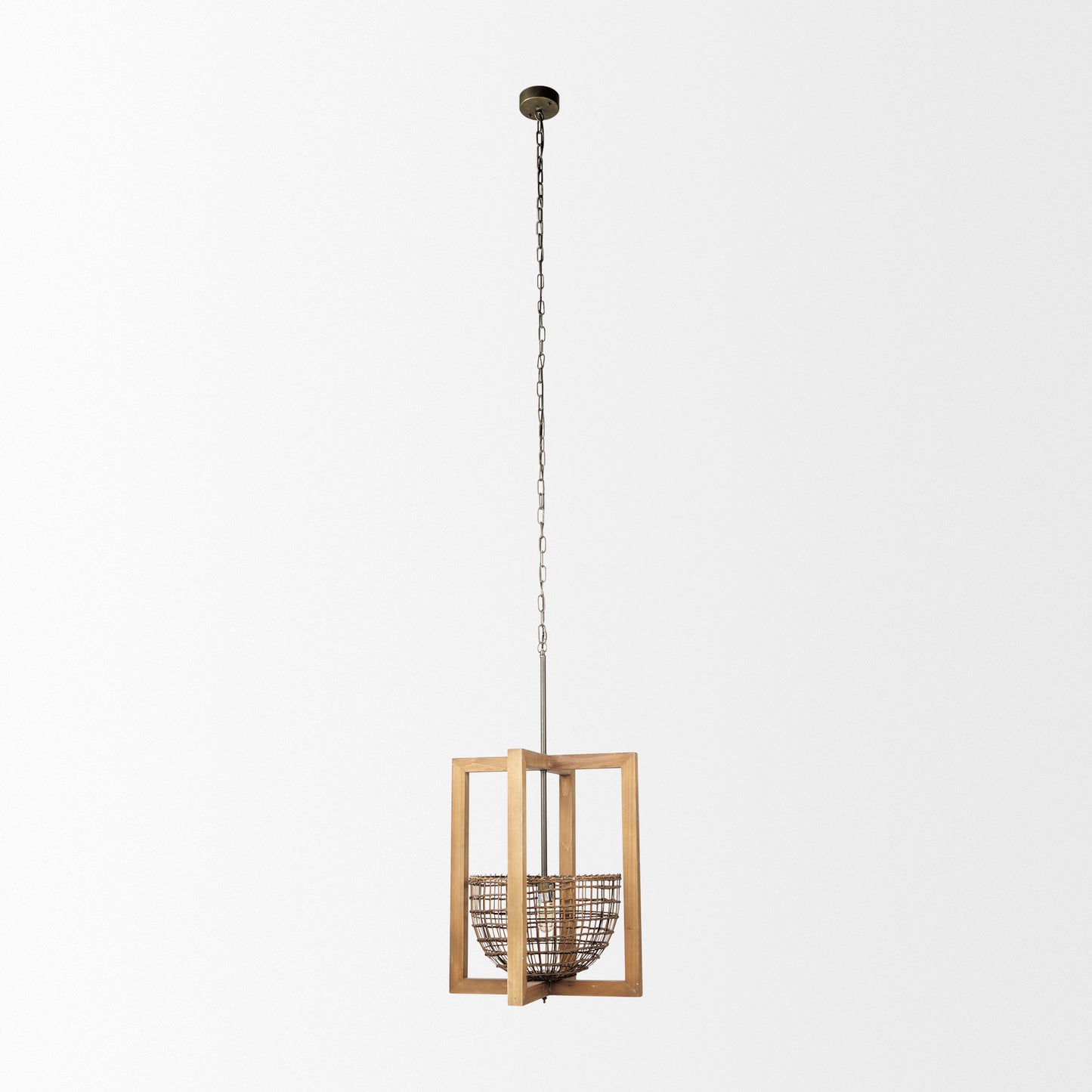 Kiley Pendant Light Woven | Wood - pendant-light