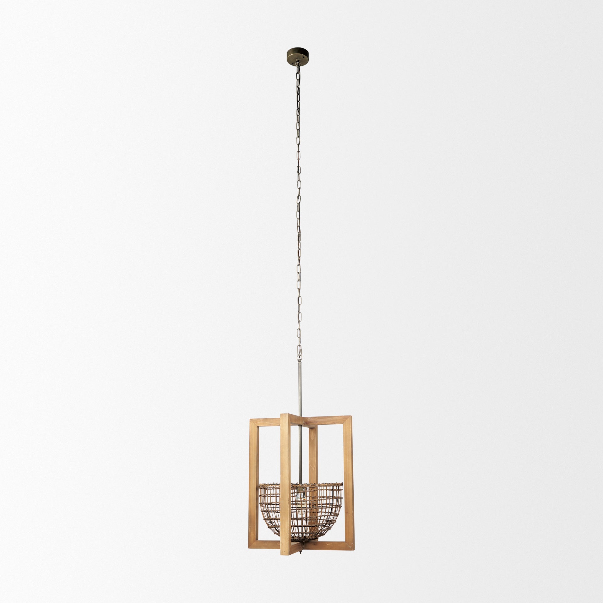 Kiley Pendant Light Woven | Wood - pendant-light