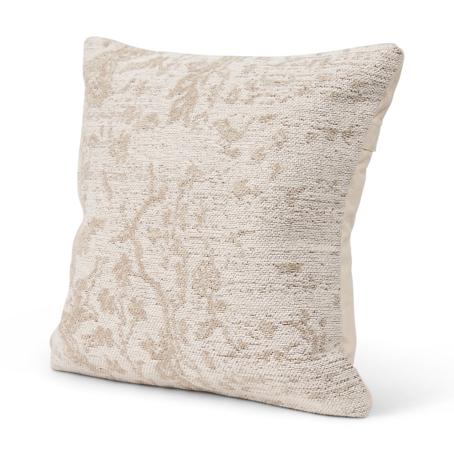 Khloe 20x20 Cream Square Pillow Cover