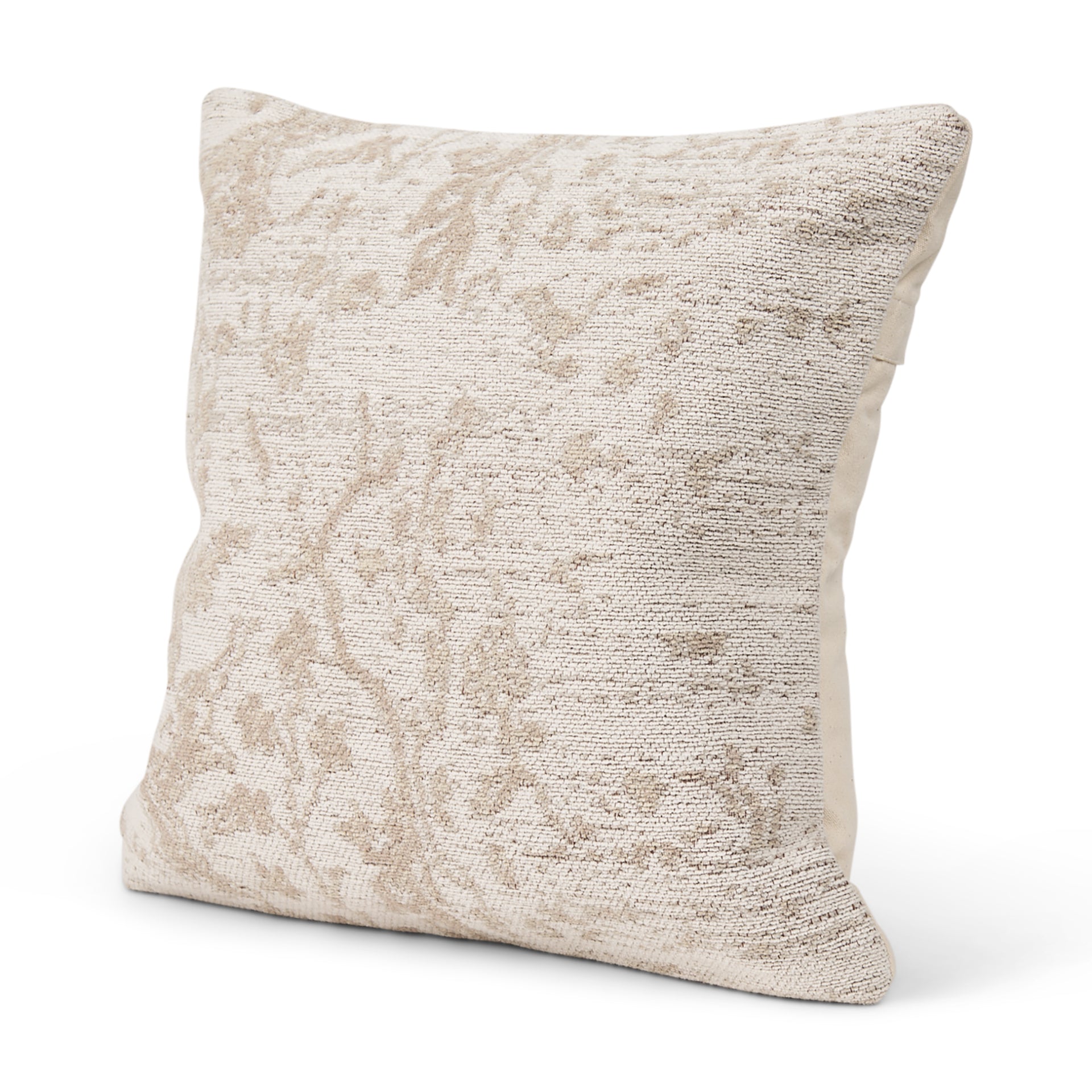 Khloe 20x20 Cream Square Pillow Cover
