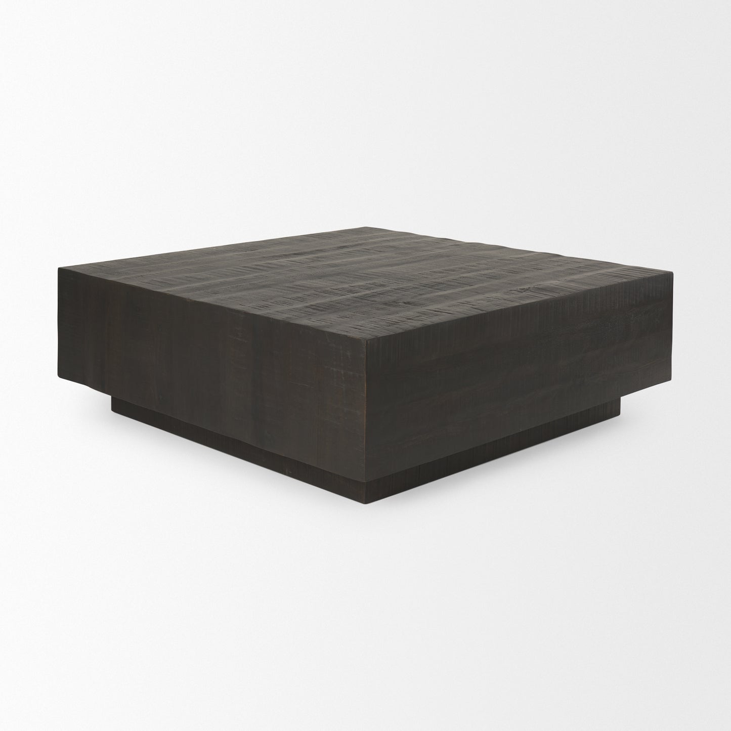 Hayden Coffee Table Dark Brown Wood | 48’’ Square - coffee-tables