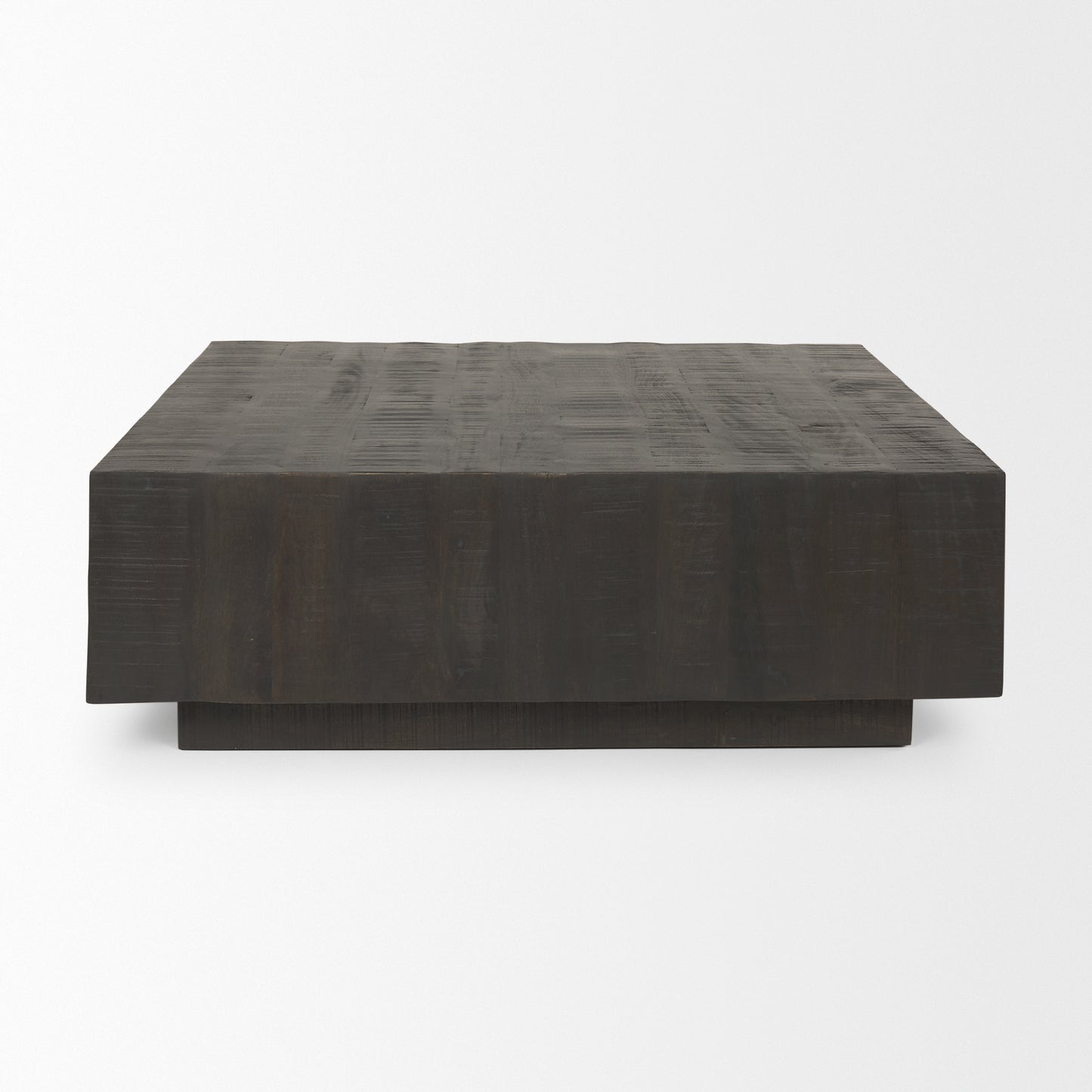 Hayden Coffee Table Dark Brown Wood | 48’’ Square - coffee-tables