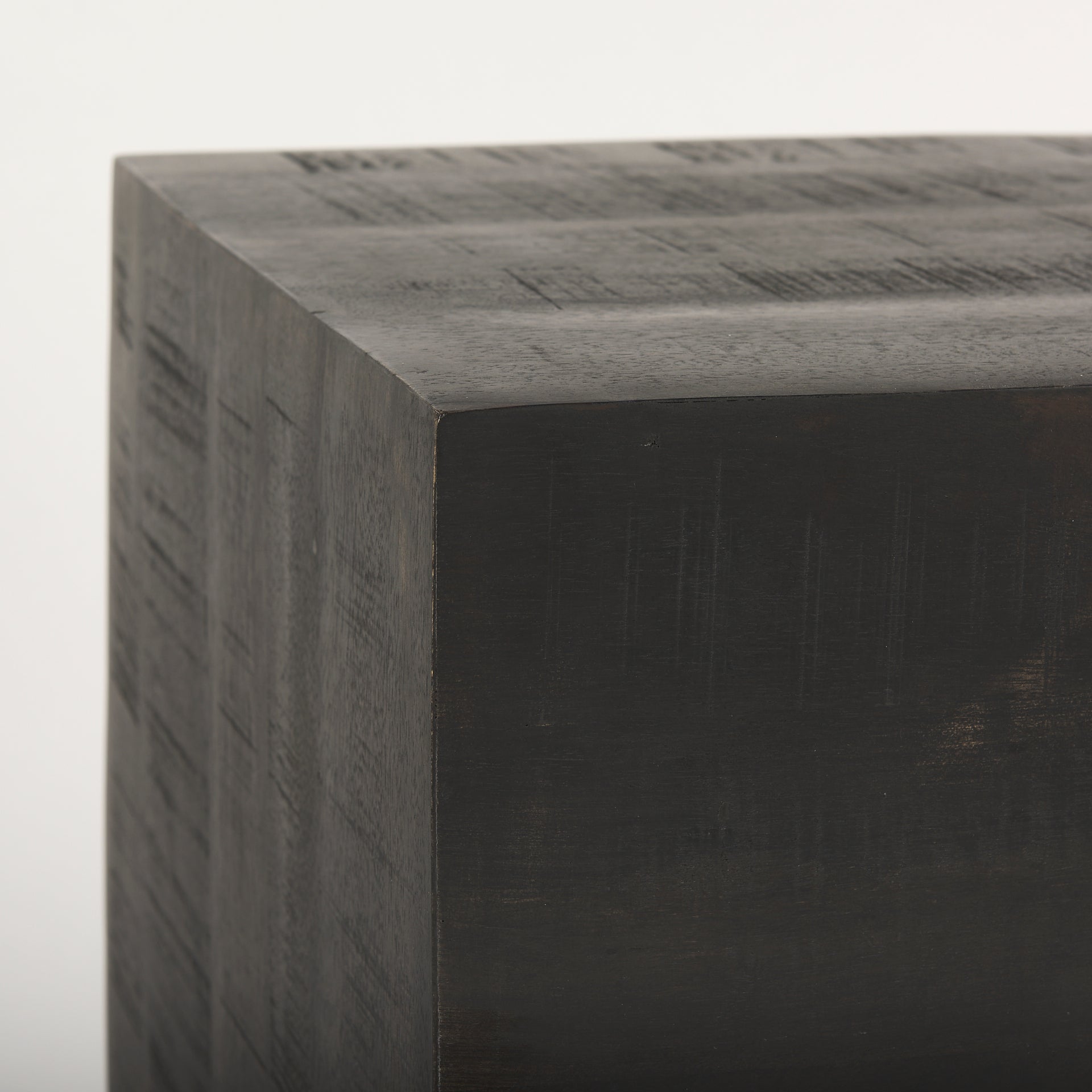 Hayden End Side Table Dark Brown Wood | 11’’ Square - end-and-side-tables
