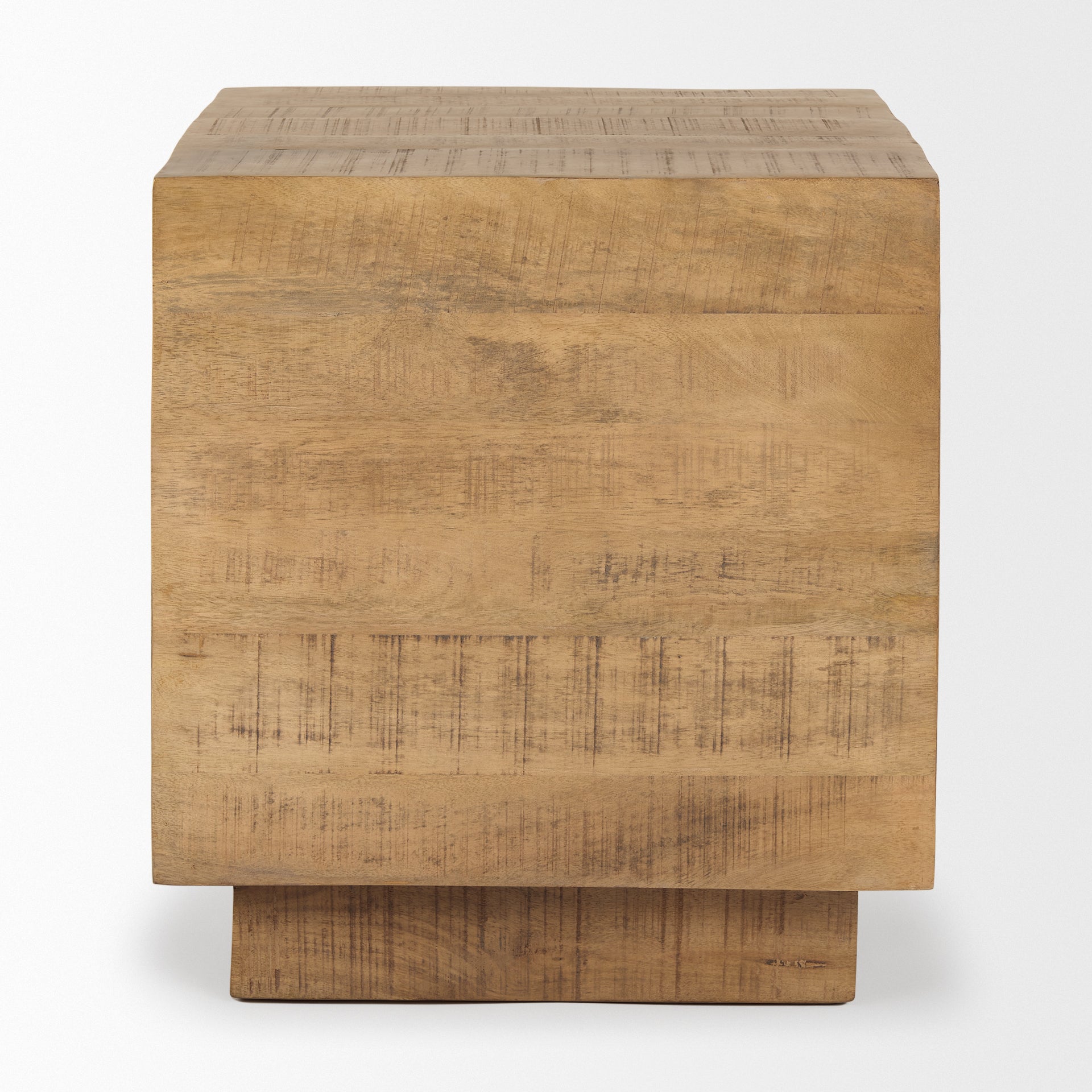 Hayden End Side Table Light Brown Wood | 11’’ Square - end-and-side-tables