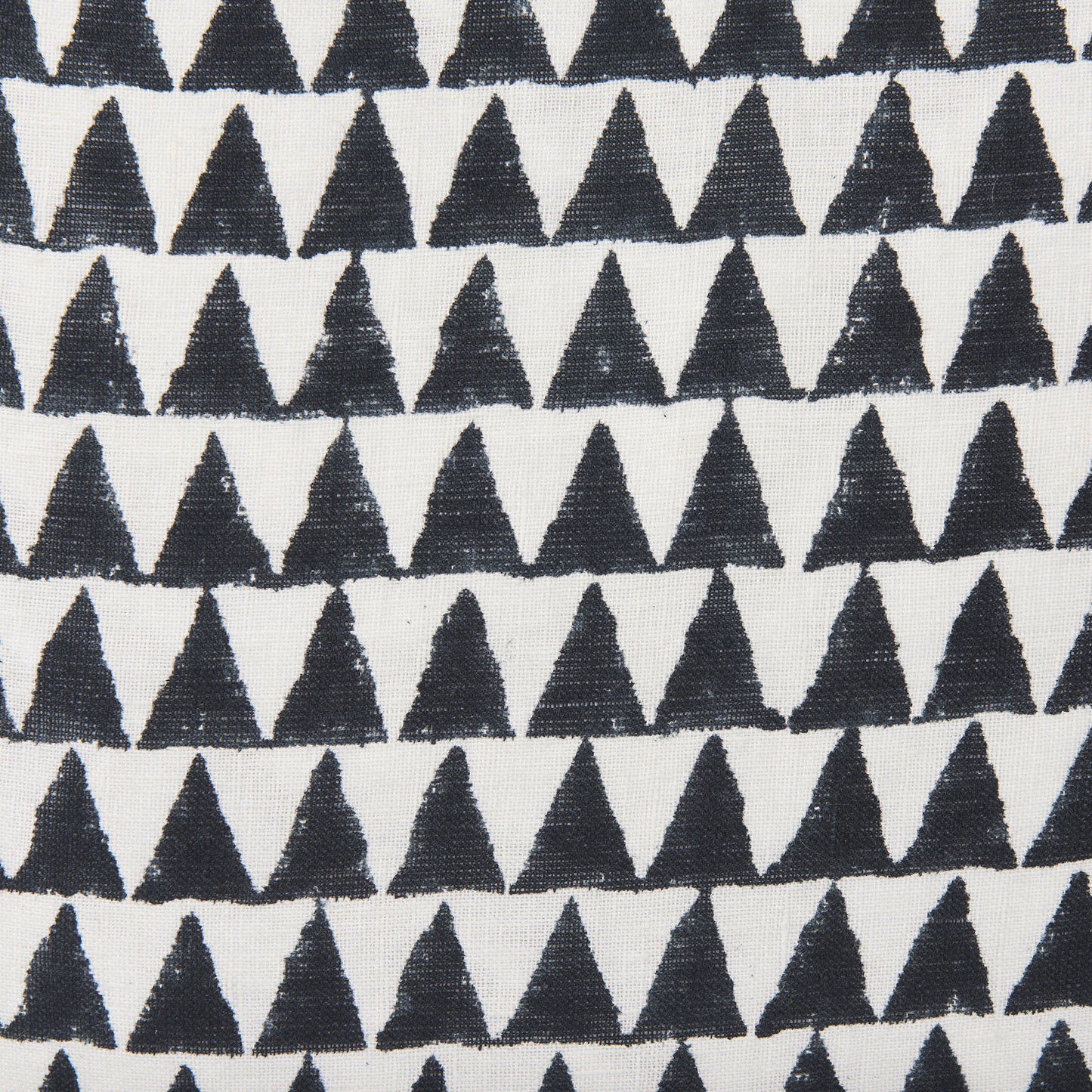 Jolie 22x22 Cream w/ Black Print Linen Square Pillow Cover
