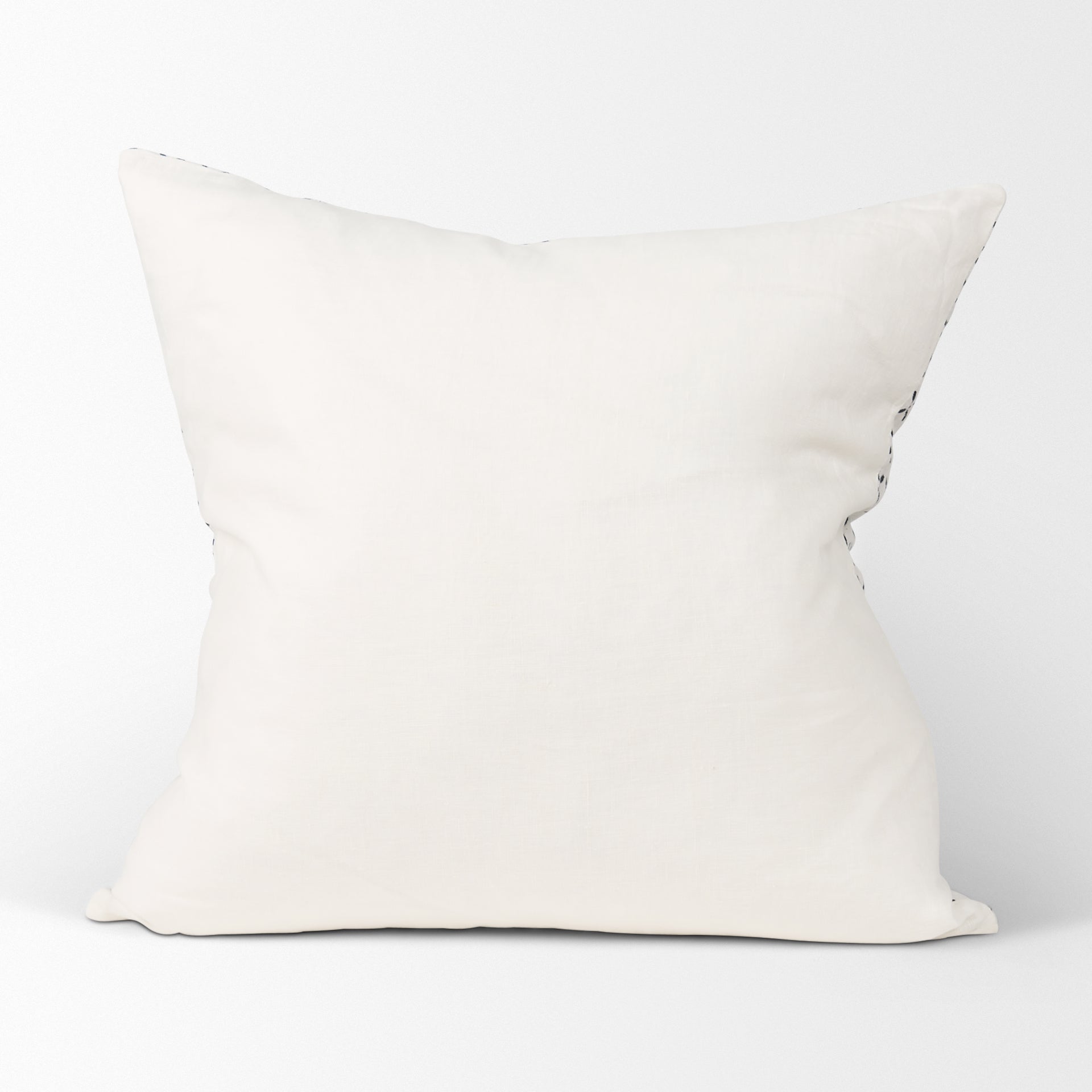 Jayden 22x22 Cream w/ Black Print Linen Square Pillow Cover