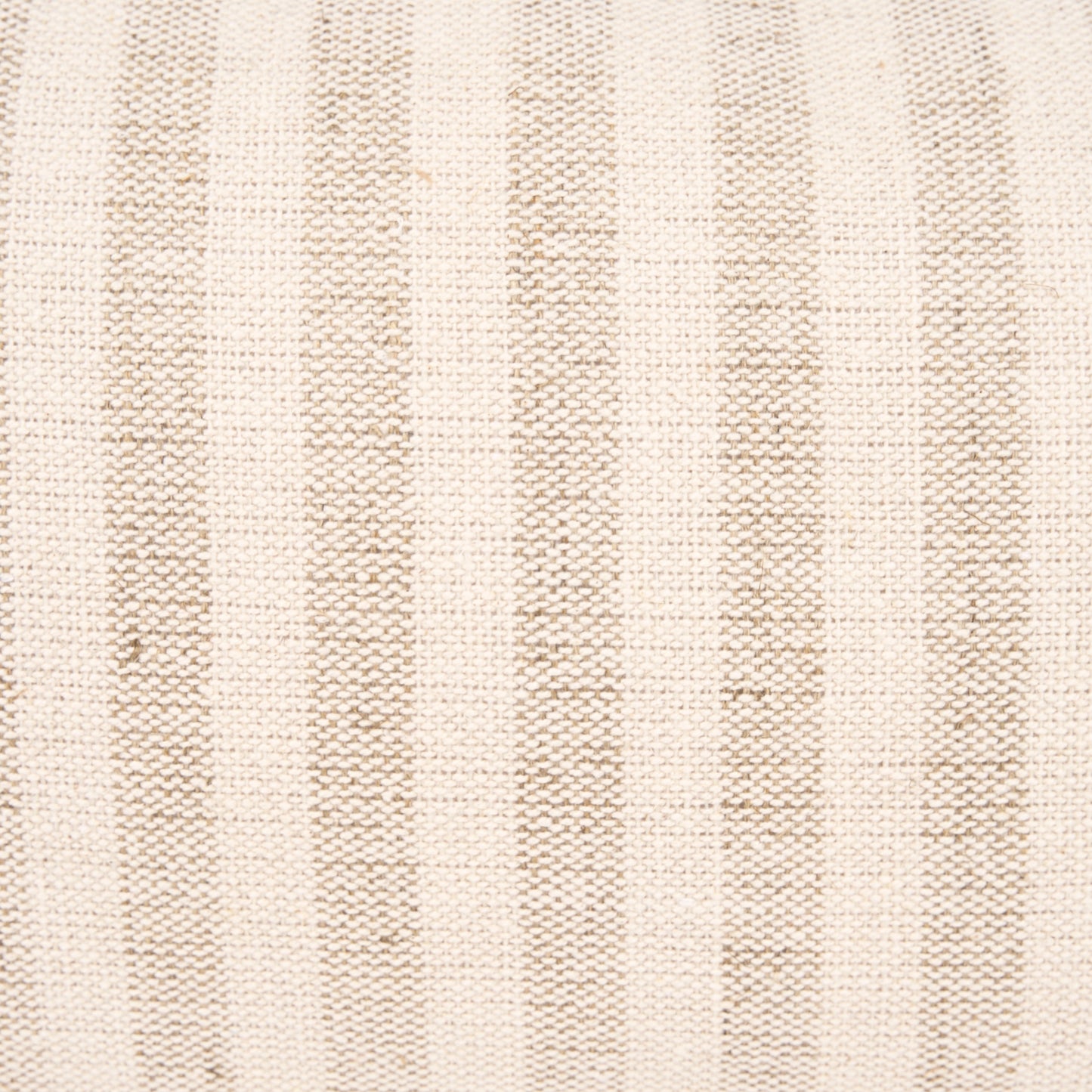 Jace 16x28 Cream w/ Beige Stripe Lumbar Decorative Pillow Cover