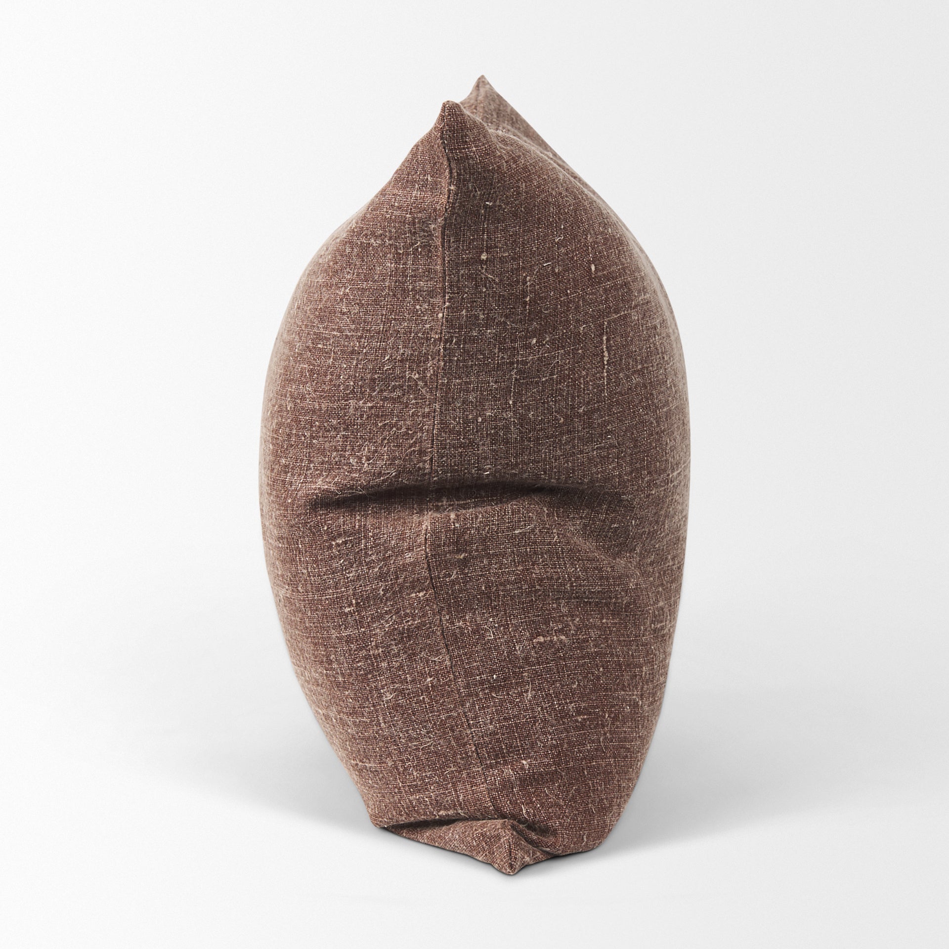 Jack 22x22 Brown Linen Square Decorative Pillow Cover