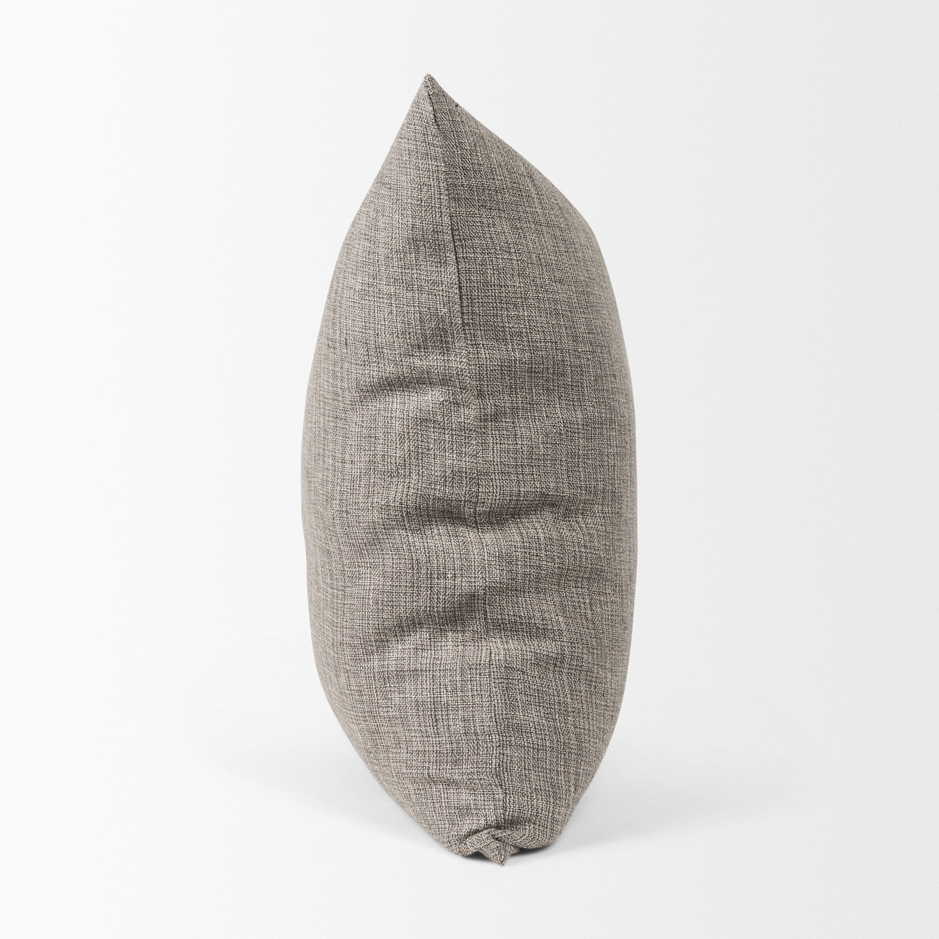 Jacklyn Grey Linen Square Decorative Pillow Cover