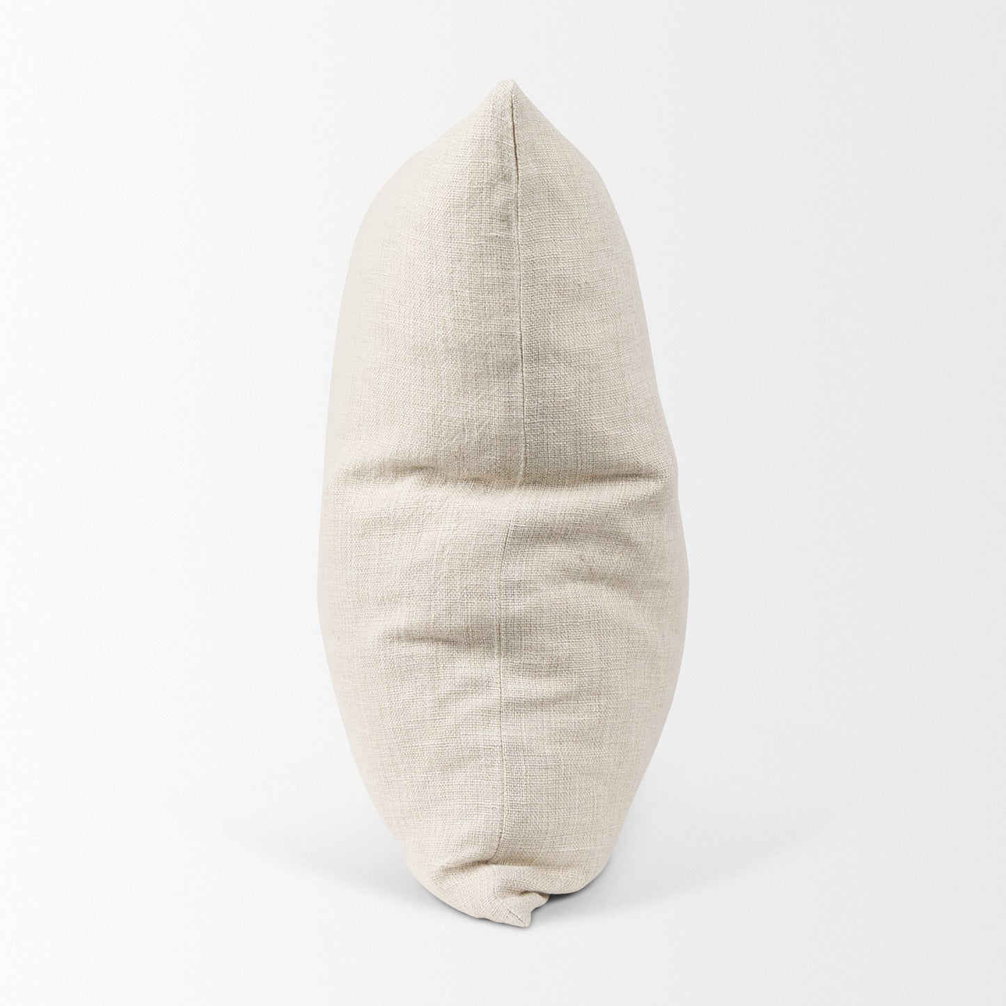 Jacklyn 22x22 Cream Linen Square Decorative Pillow Cover
